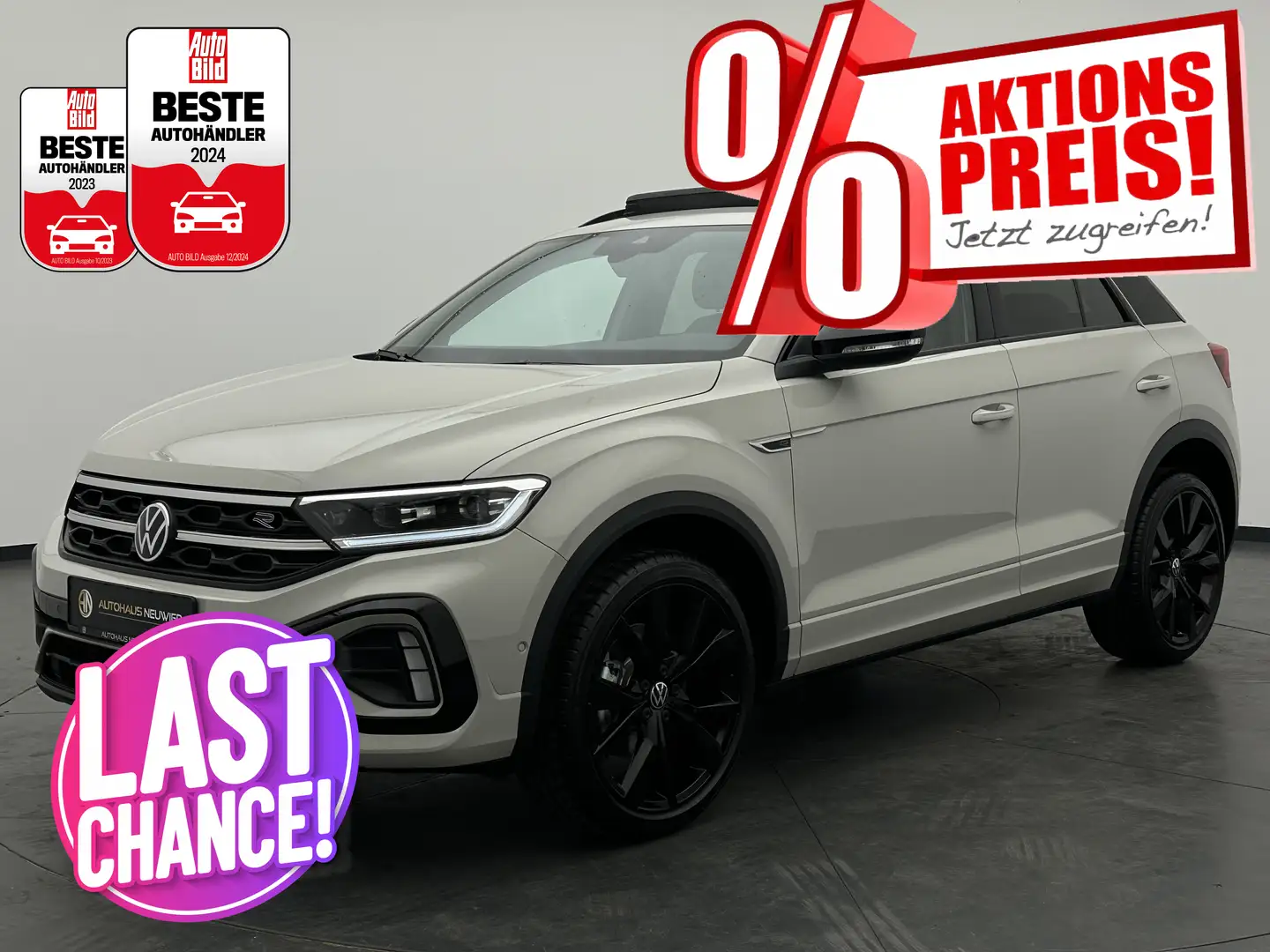Volkswagen T-Roc T-Roc 1.5 TSI DSG R-Line Black Ed.+PANORAMA+CAM+ Gris - 2