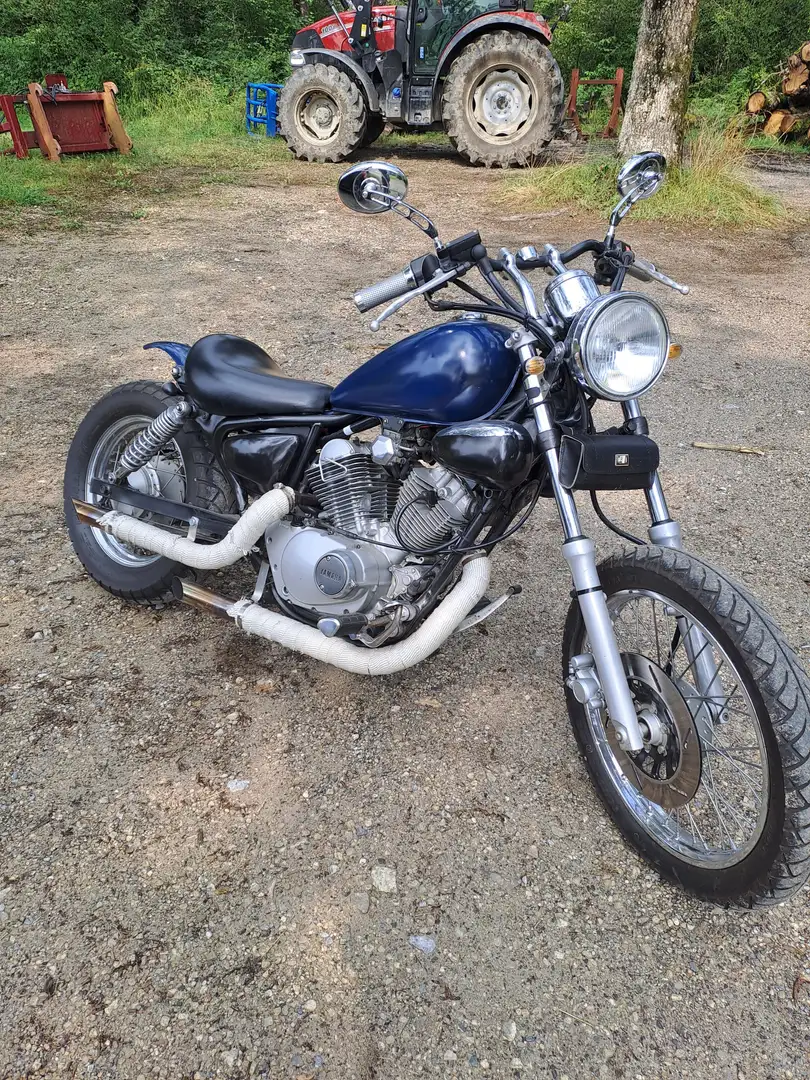 Yamaha XV 250 Virago XV 250 customisée Bleu - 1