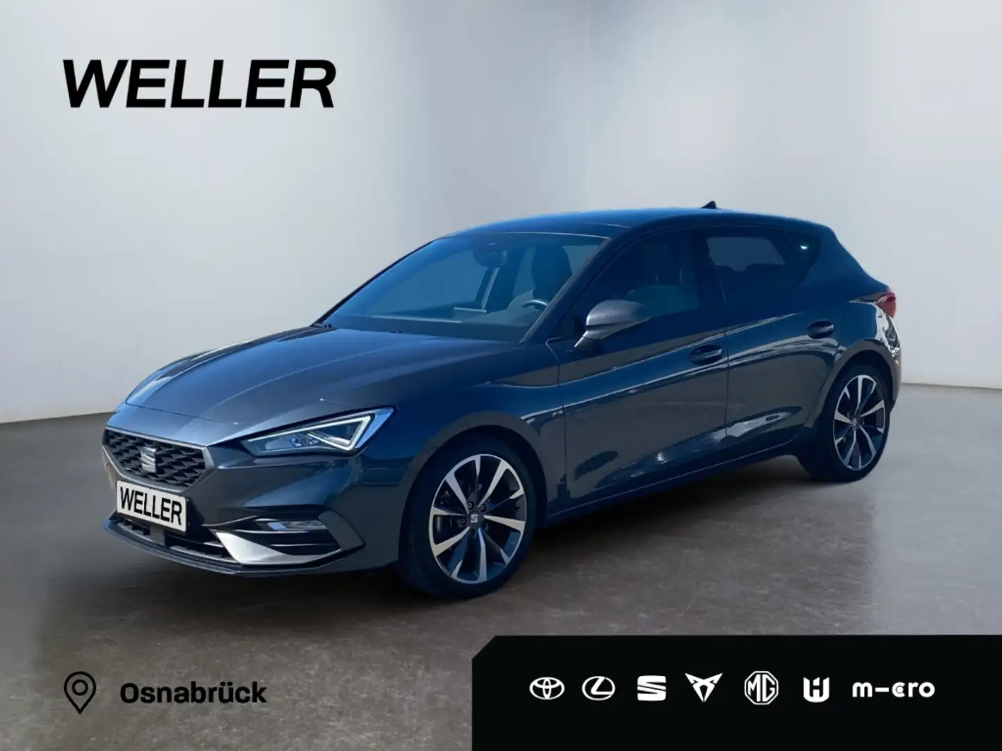 SEAT Leon 2.0 TDI DSG FR *Pano*Navi*LED*CarPlay*SHZ* Grau - 1