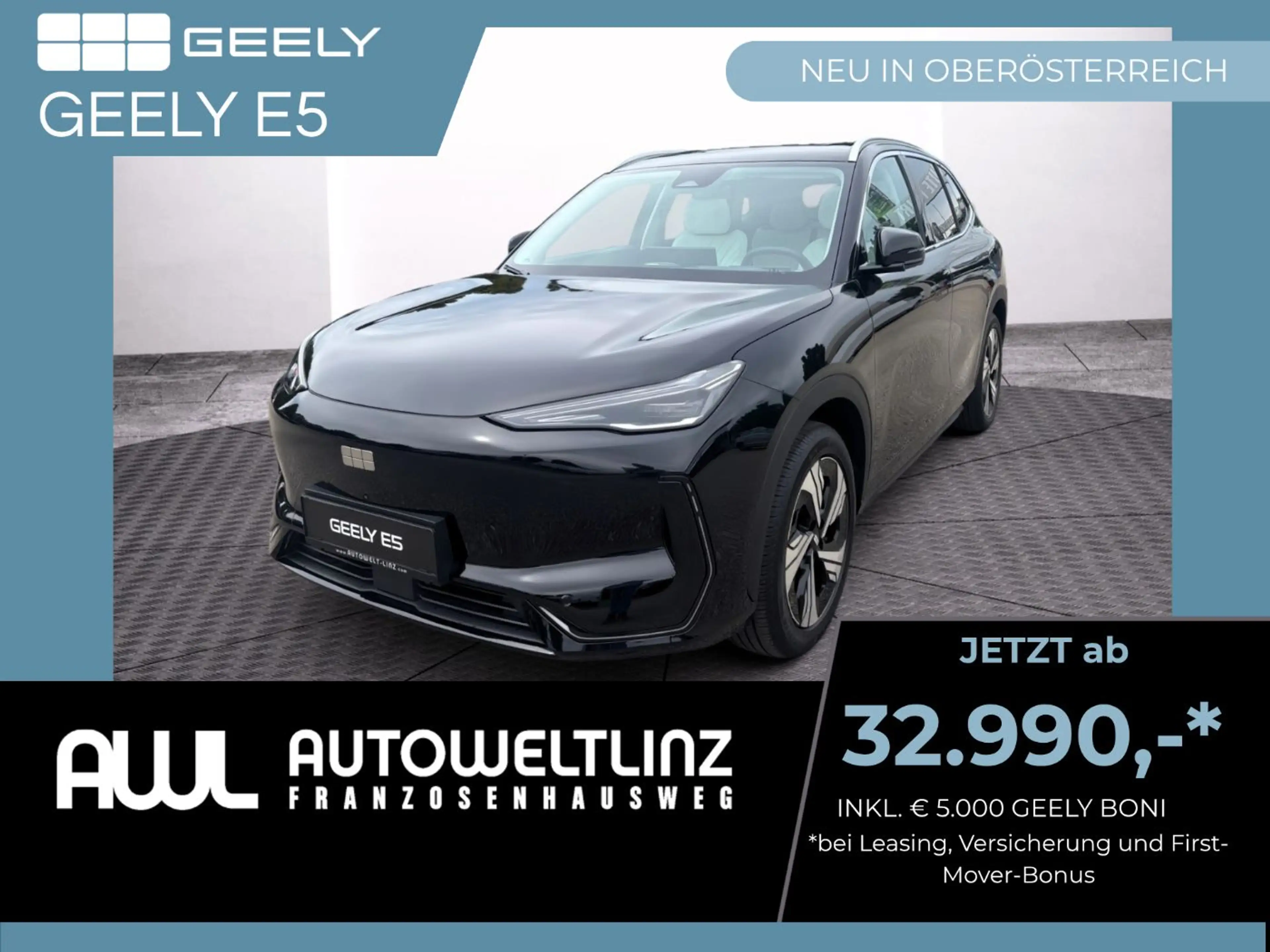 Geely E5 MAX+ ACC+LED+Navi+Pano+SD+SHZ+Standh.+360+LM