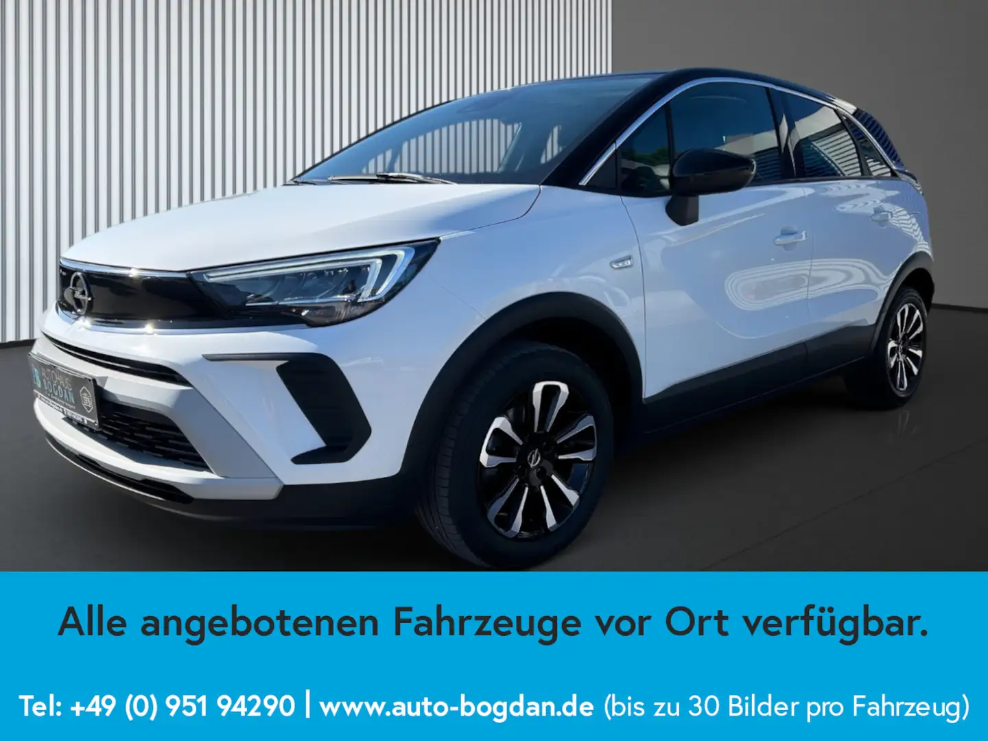 Opel Crossland Elegance LED*Kamera*Tempomat*Teilleder* Weiß - 2