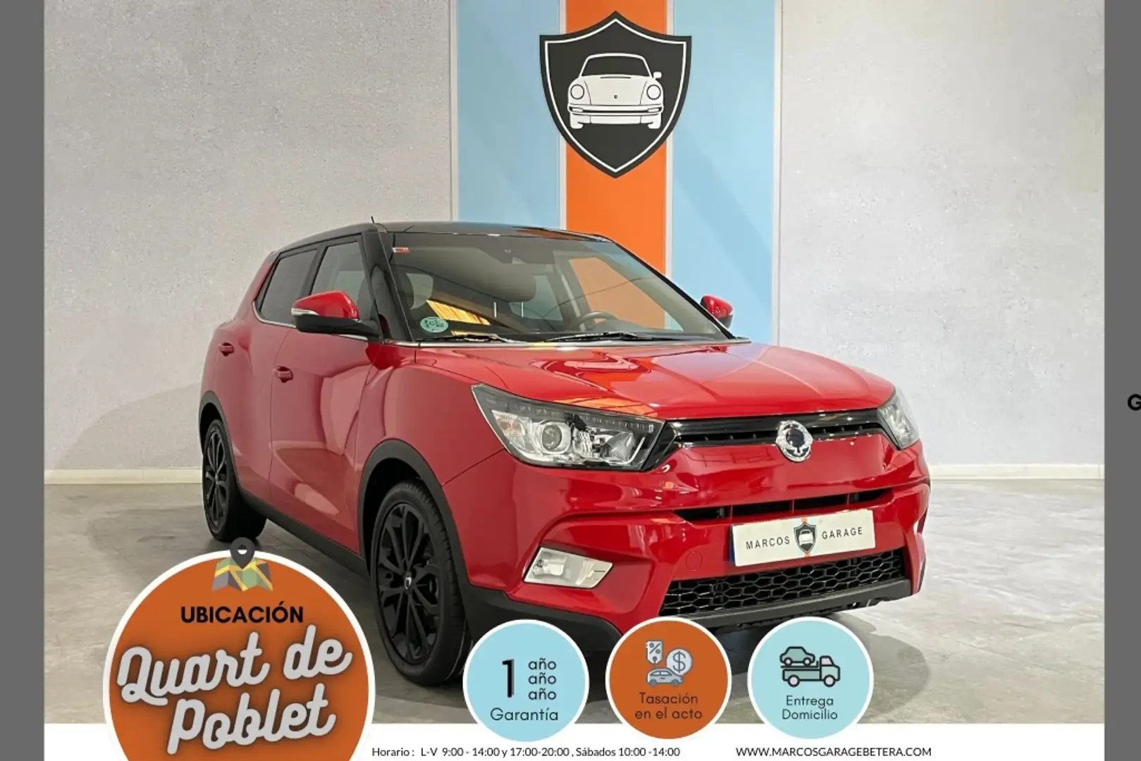 SsangYong Tivoli G16 Limited 4x2 Rojo - 1
