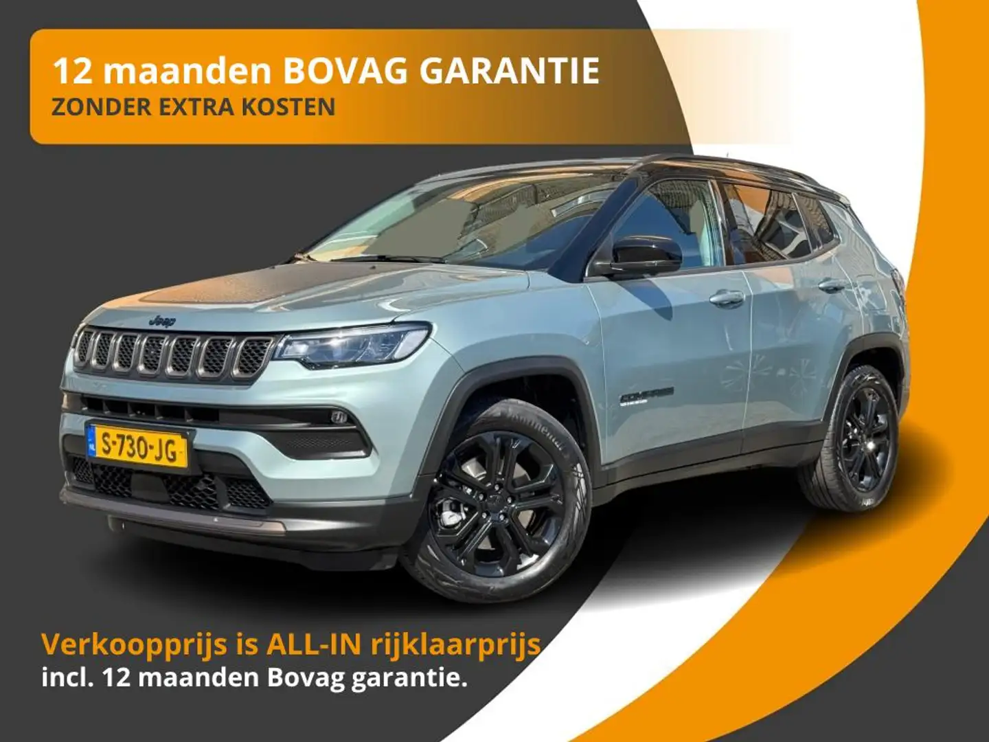 Jeep Compass 4XE 240 PHEV HYBRID AWD UPLAND VOL OPTIE'S/NL-AUTO Blauw - 1