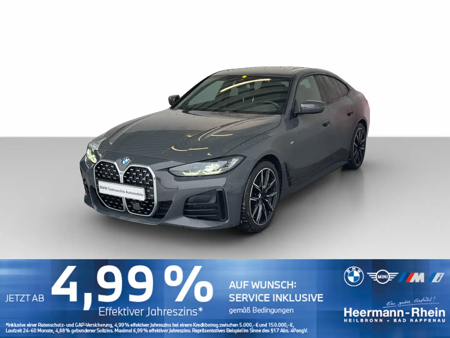 BMW 430 iA Gran Coupé M Sport LiveCock.GSD.ParkAss.SH Grau - 2