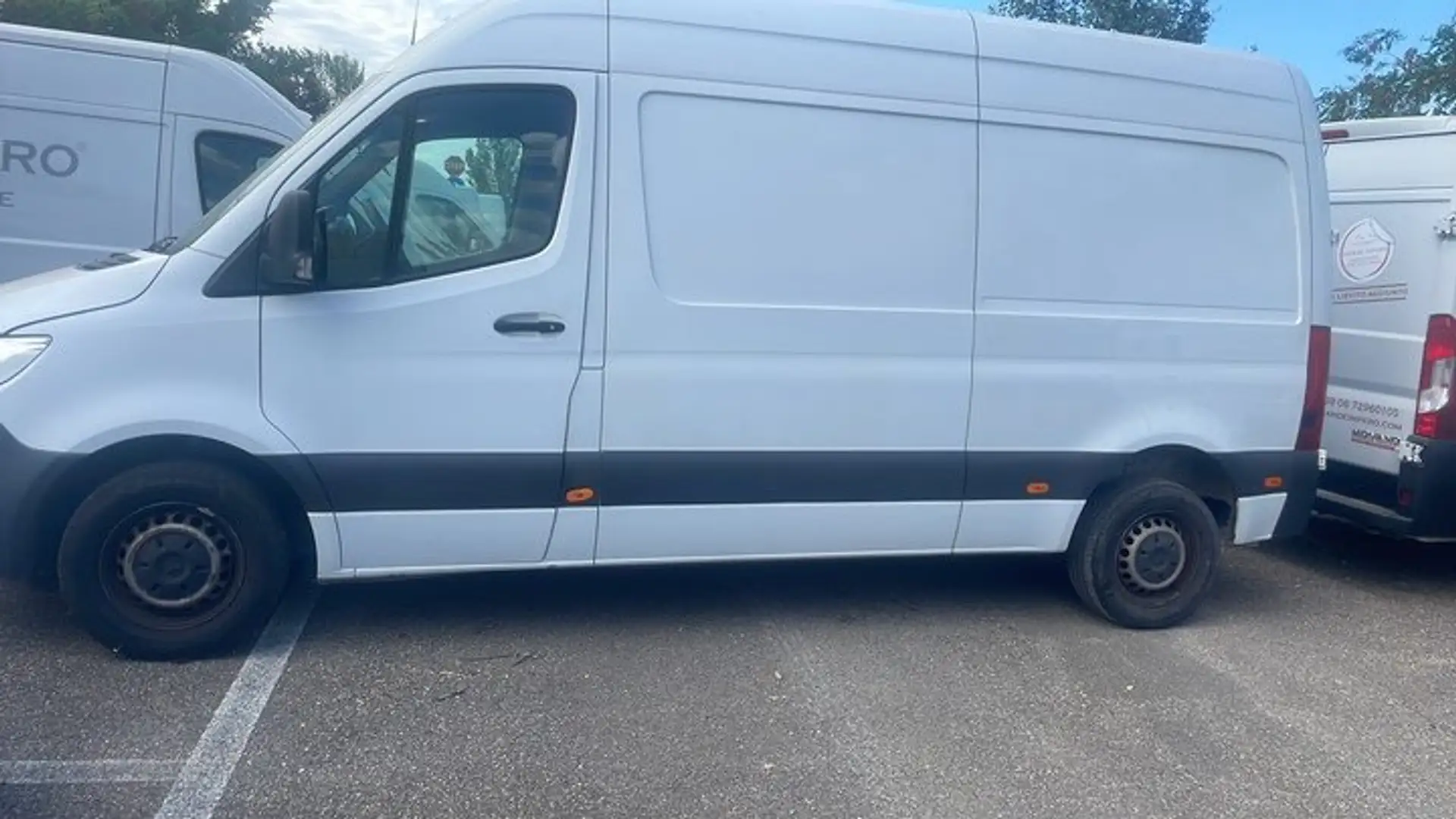 Mercedes-Benz Sprinter 311 CDI F37/35 t.alto p.m. TG : GF796PL Bianco - 2