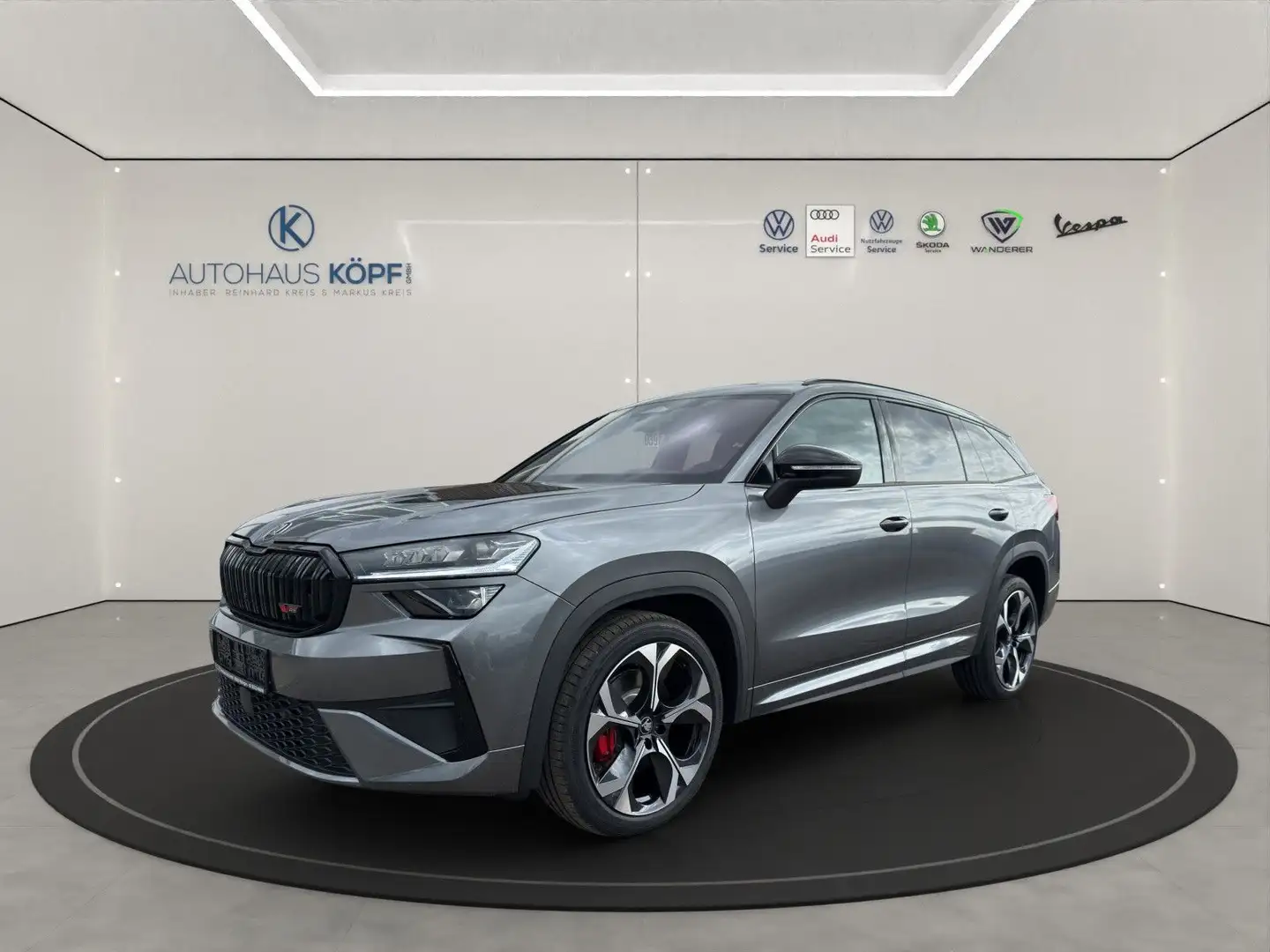 Skoda Kodiaq 2.0 TSI 195 kW 4x4 RS Grau - 1