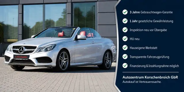 Mercedes-Benz E 220 Cabrio BlueTec / d AMG Line 3 J. GARANTIE