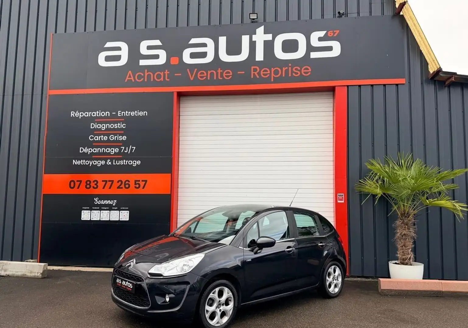 Citroen C3 Citroën 1.4 VTI 95 CV exclusive régulateur attelage remorque jante ALLU Schwarz - 1