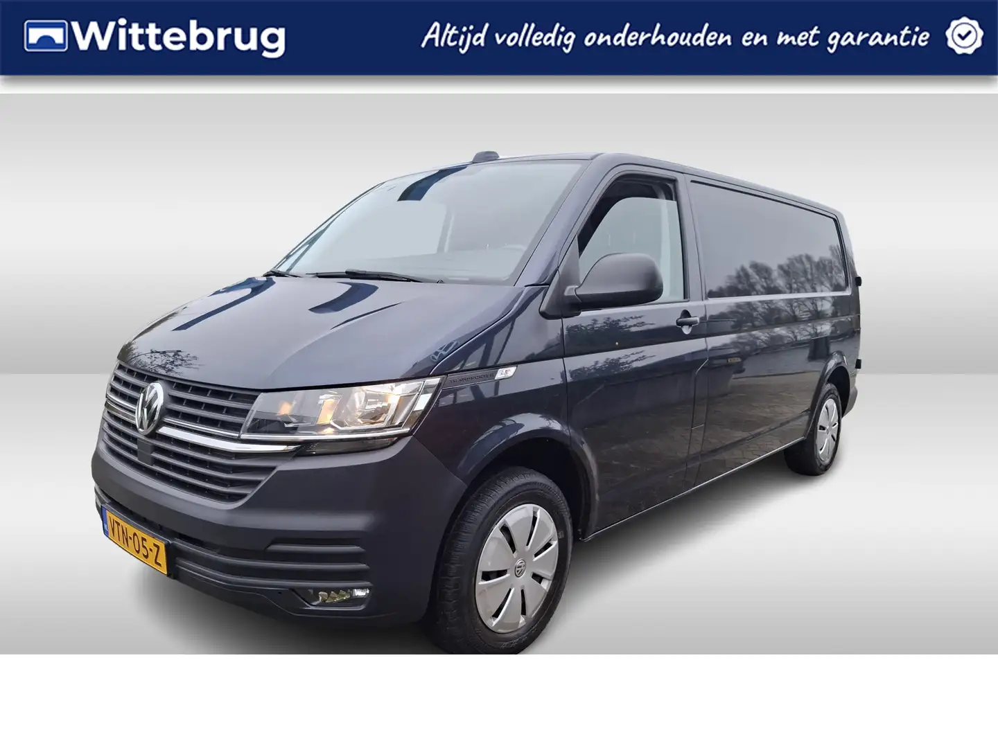 Volkswagen T6.1 Transporter 2.0 TDI L2H1 28 Comfortline Trekhaak / PDC / Navig Blauw - 1