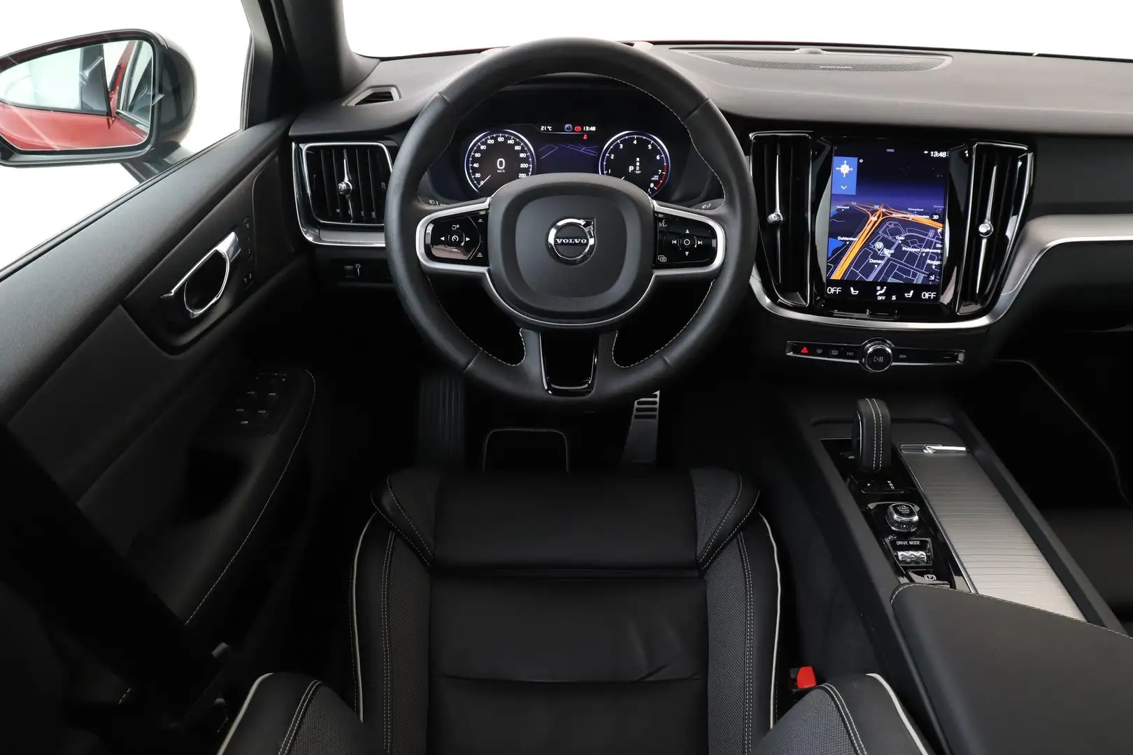 Volvo S60 B4 (M-HYBRID) R-DESIGN -PANO.DAK|HEAD-UP DISP.|BLI Oranje - 2