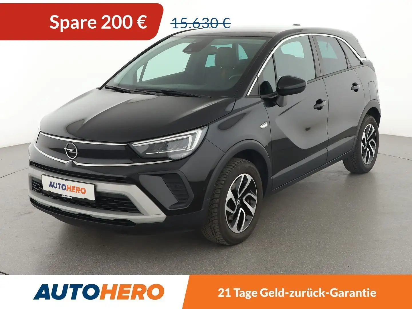 Opel Crossland X 1.2 Turbo Elegance Aut.*LED*PDC*CAM*SHZ*SPUR* Schwarz - 1