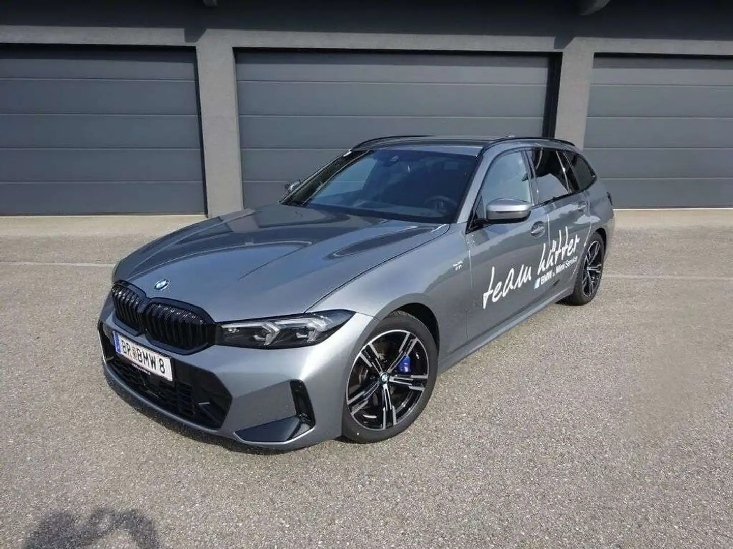BMW 316 d 2.0d M AHK, ACC, El. Sitz, Keyless, RFK Grau - 1