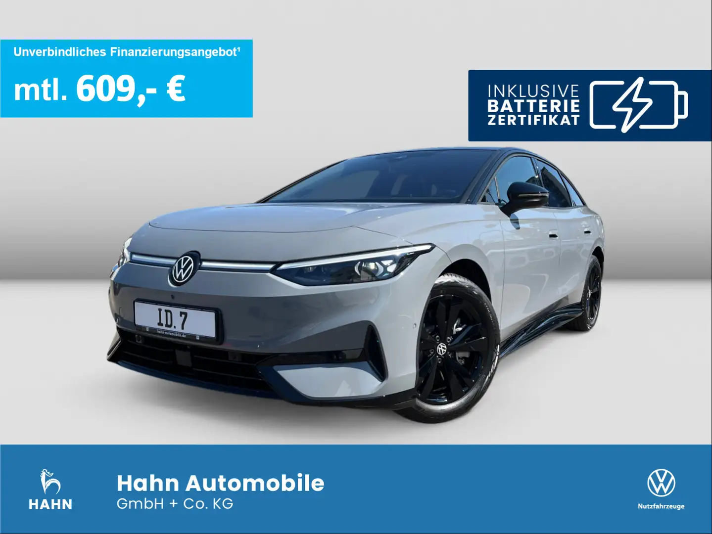 Volkswagen ID.7 Pro S 286PS 86kWh AHK PANO DCC 360°KAM ACC Gris - 1