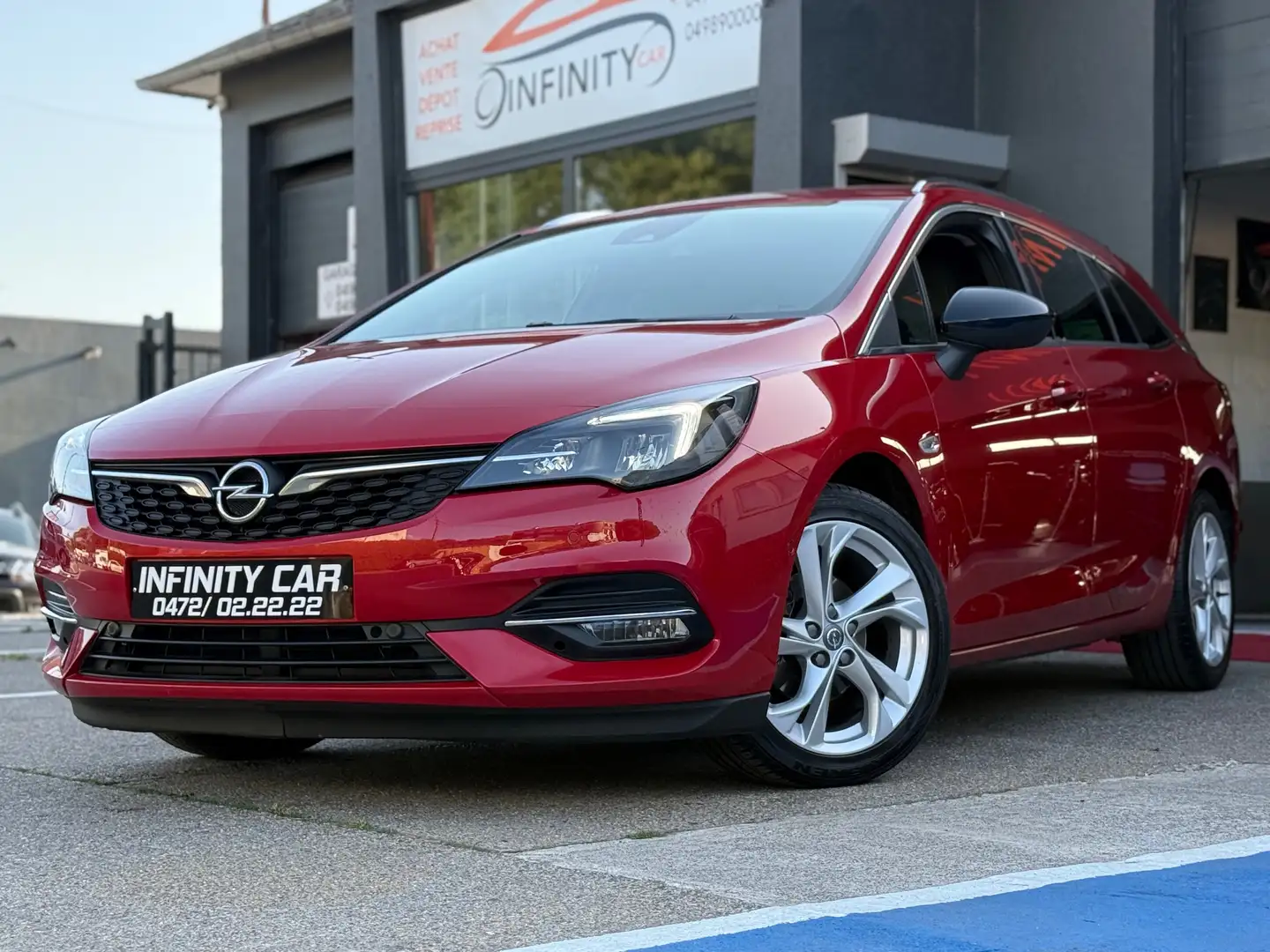 Opel Astra Astra 1.5 Turbo D Ultimate S/S (EU6AP) Rouge - 2