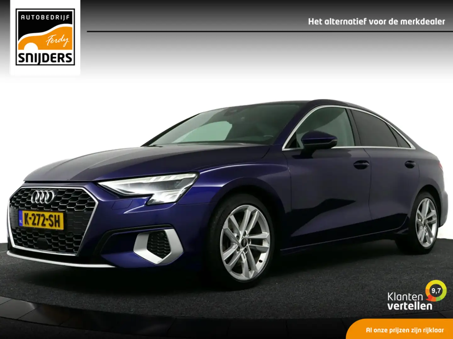 Audi A3 Limousine 35 TFSI 150 PK Business edition, Orig.NL Blauw - 1