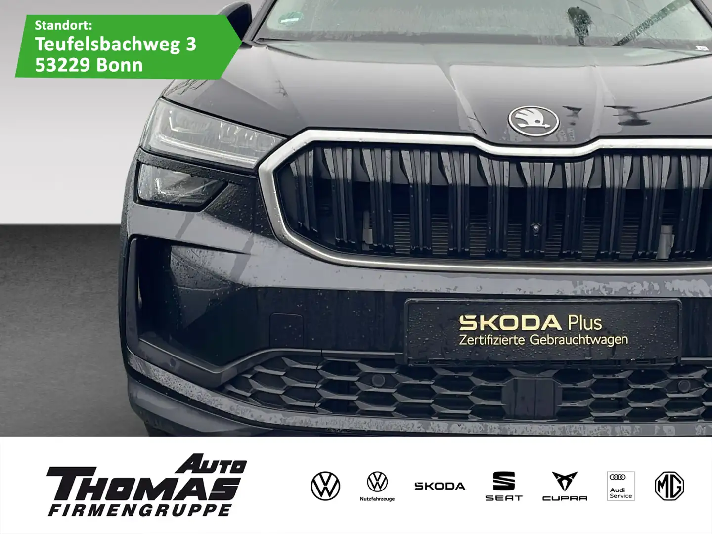 Skoda Kodiaq Selection 2.0 TDI DSG LED AHK PANO NAVI Schwarz - 1