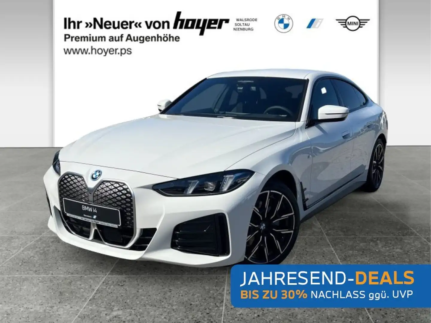 BMW i4 eDrive40 M Sportpaket  HK HiFi DAB LED RFK Weiß - 1