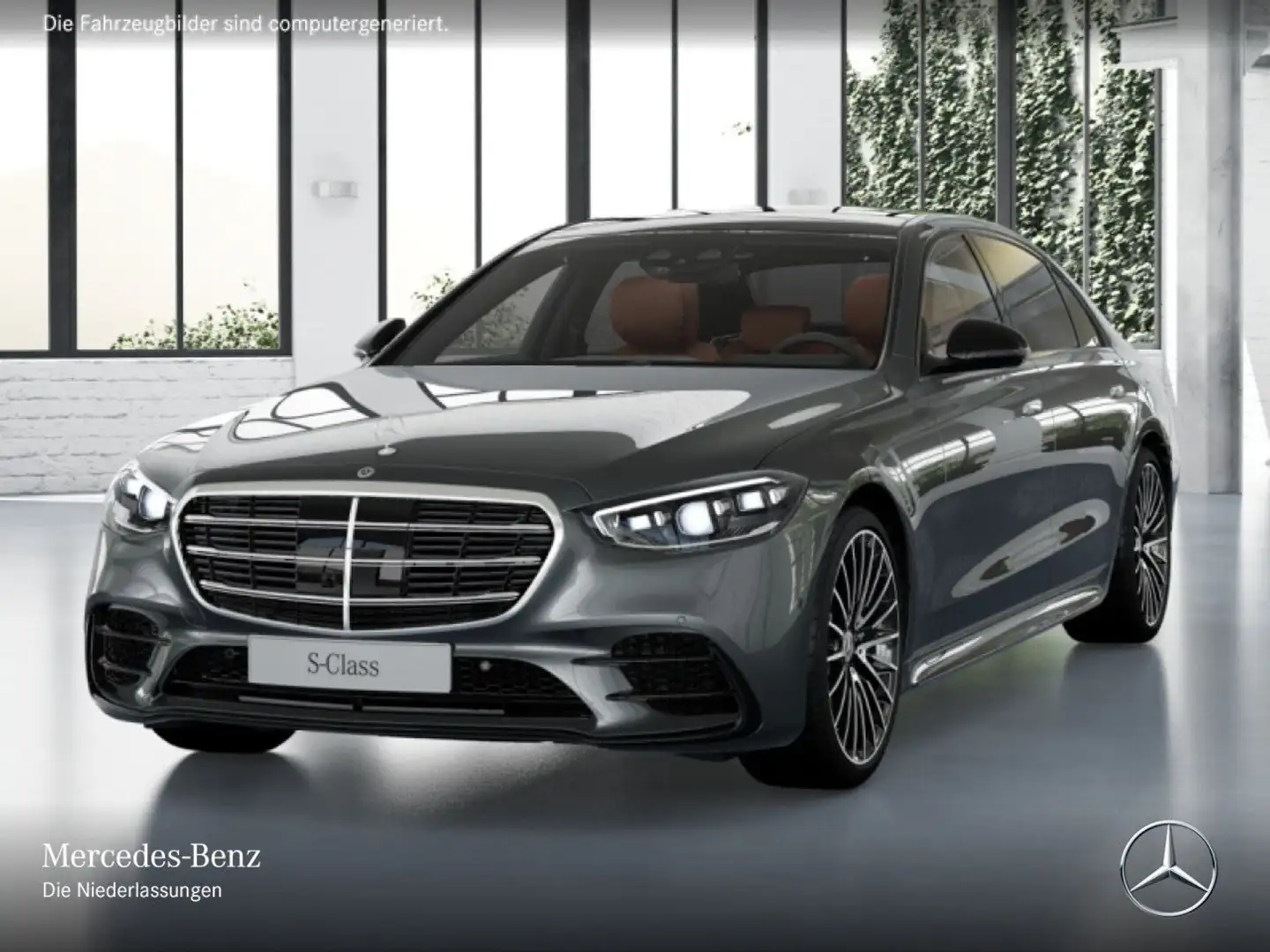 Mercedes-Benz S 450 d L 4M AMG+NIGHT+PANO+360+MULTIBEAM+STHZG Gri - 2