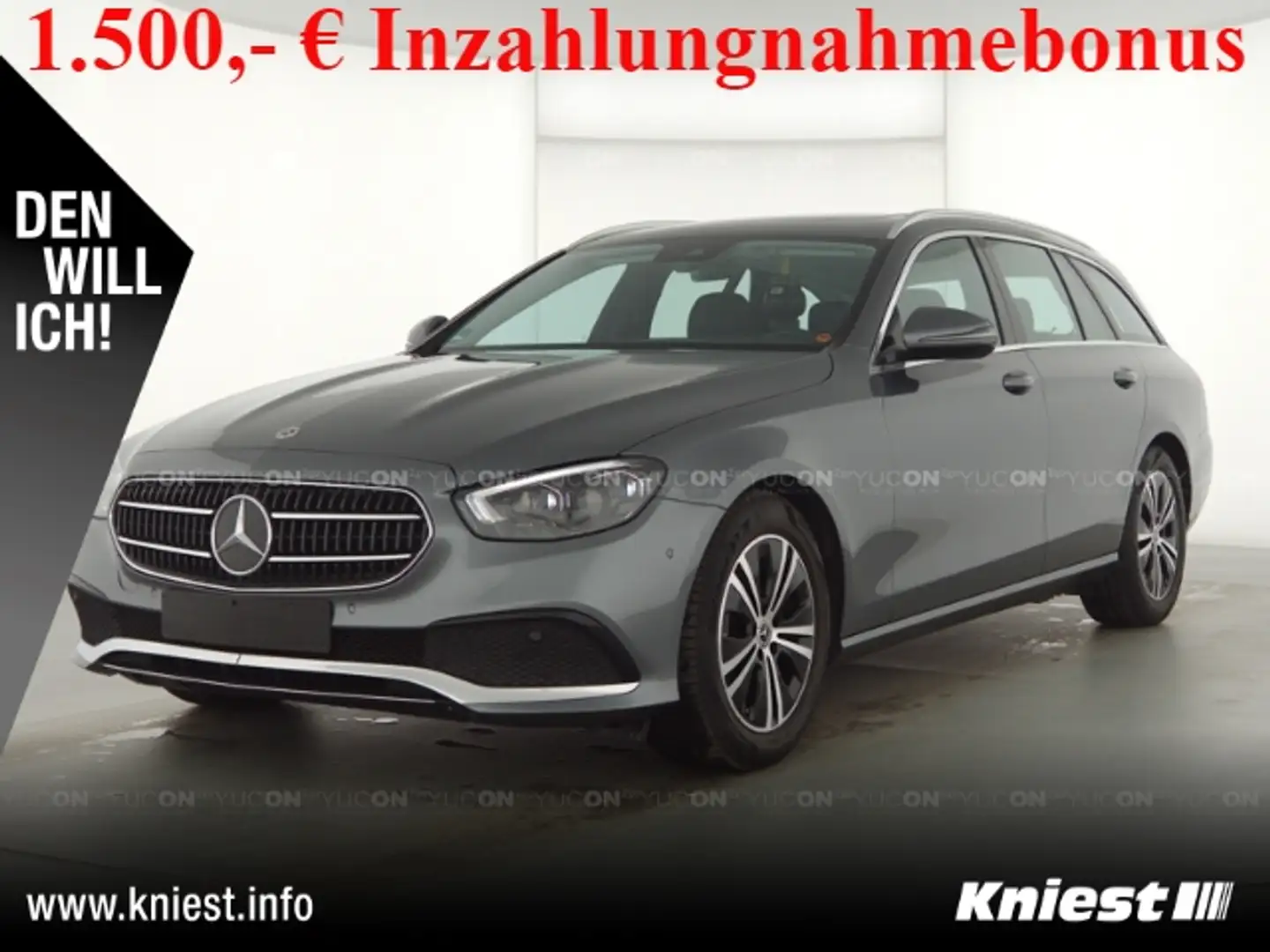 Mercedes-Benz E 220 T d Avantgarde+MBUX+SHD+Multibeam+Kamera Gris - 1