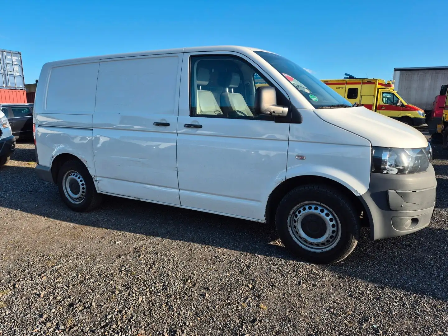 Volkswagen T5 Transporter Kasten 2.0 TDI KLIMA Regale Weiß - 1