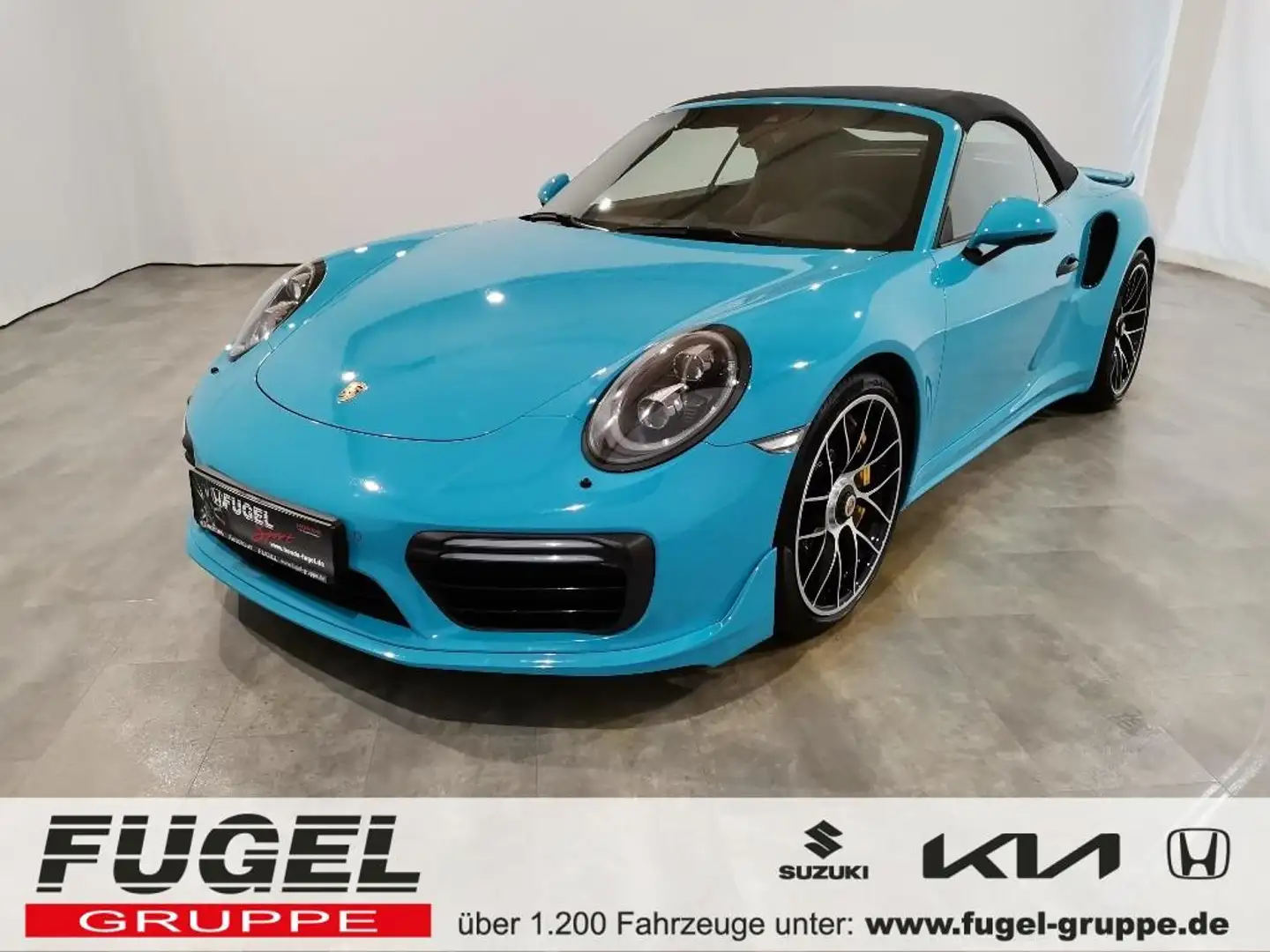 Porsche 991 911 Turbo S Cabriolet  Keramik|Lift|Burmester|Carb Kék - 1