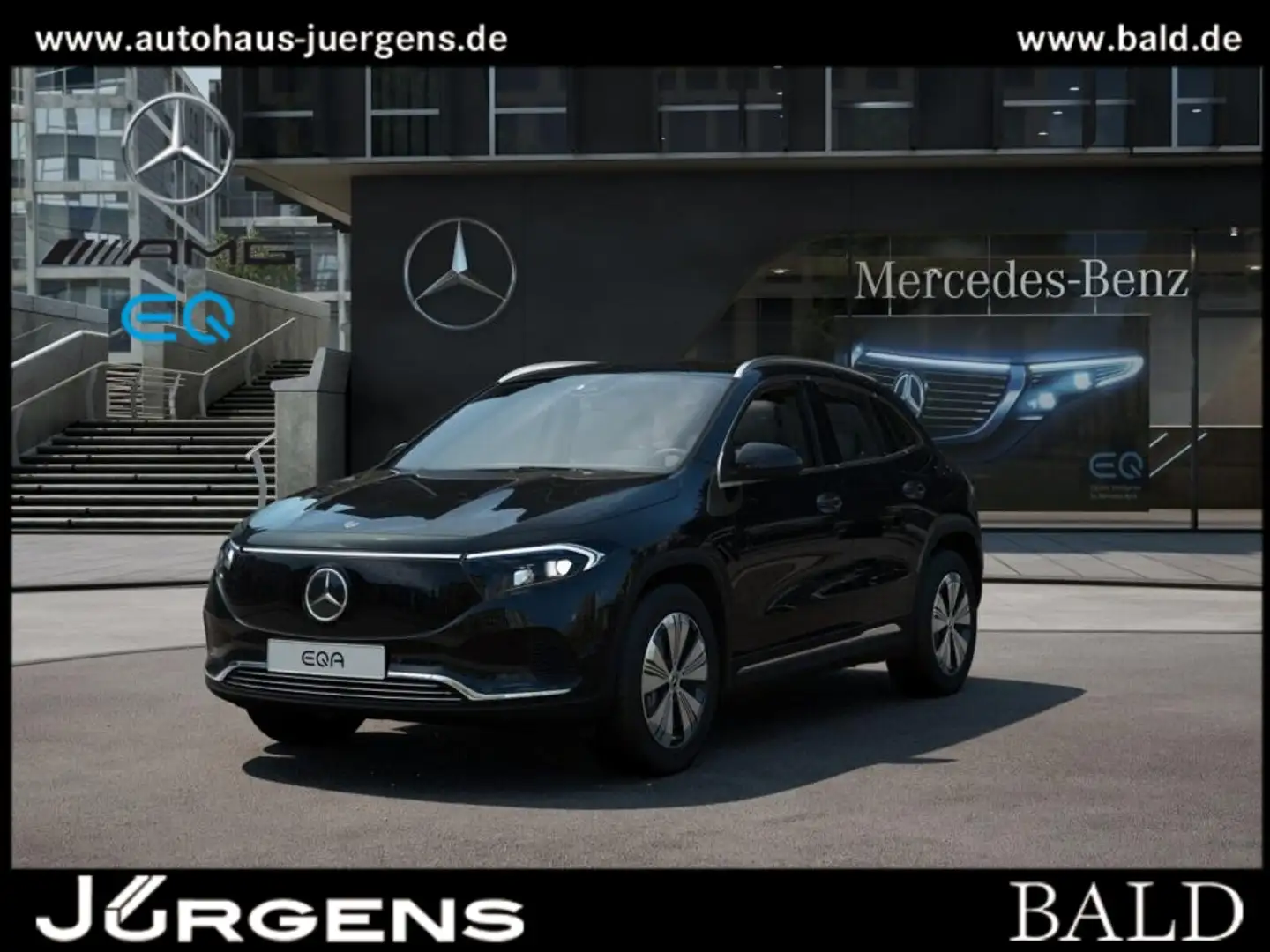 Mercedes-Benz EQA 250 + Progressive/LED/Kamera/Totw/Distr/18' Schwarz - 1