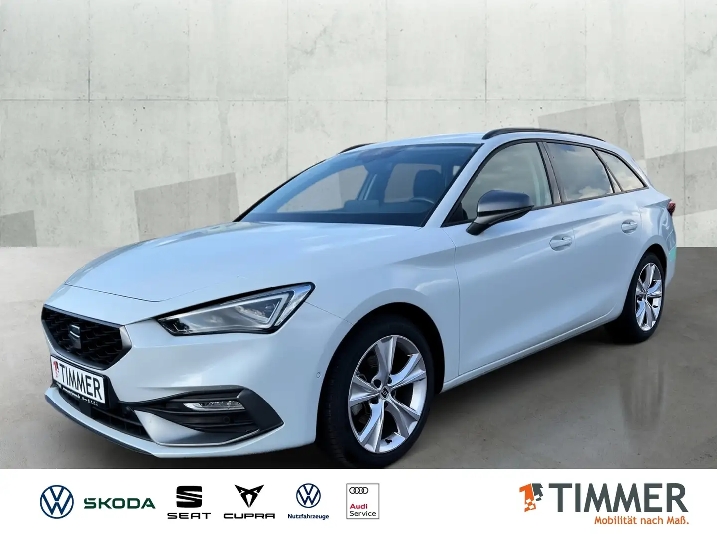 SEAT Leon ST 1.5 eTSI DSG FR-LINE *MATRIX *ACC *RKAM *VIRTU Bianco - 1