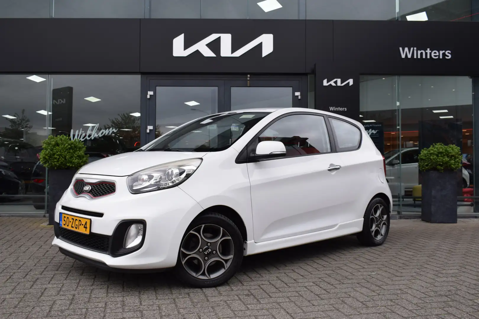 Kia Picanto 1.0 CVVT Design Edition | Lederen bekleding | Deal Wit - 1