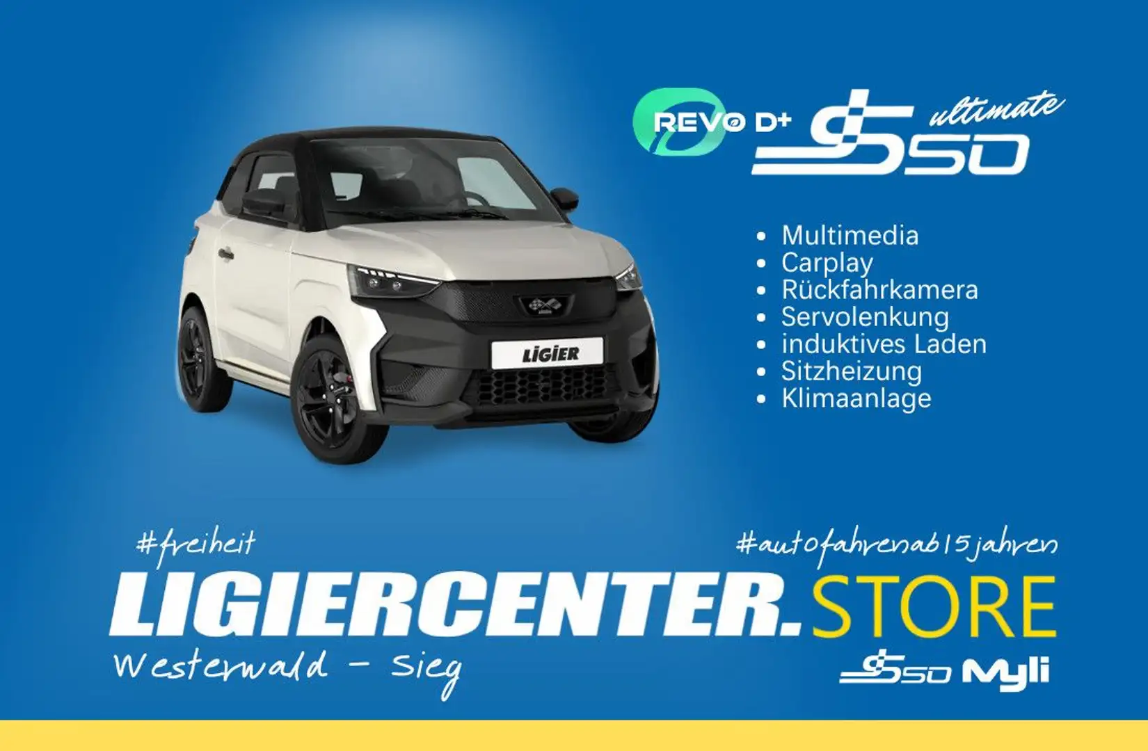 Ligier JS 50 New JS50 Ultimate Revo D+ | SHZ SERVO KLIMA CARP Azul - 1