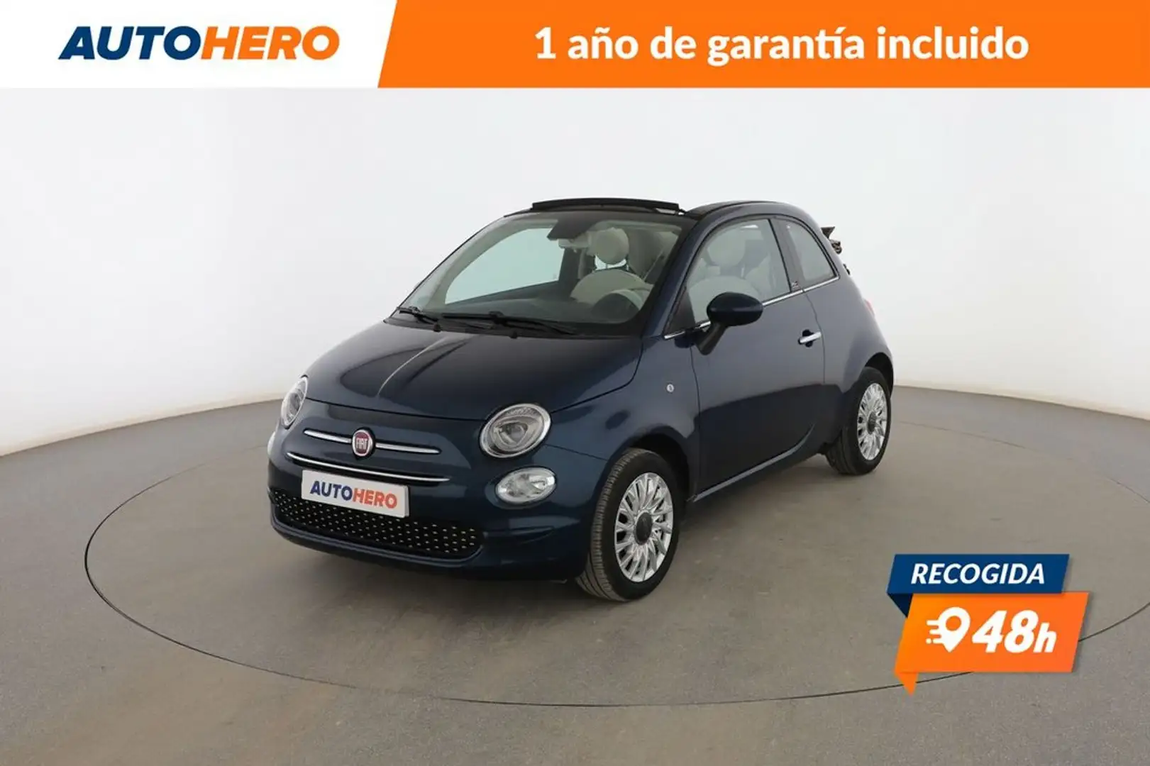 Fiat 500 1.2 Lounge Azul - 1