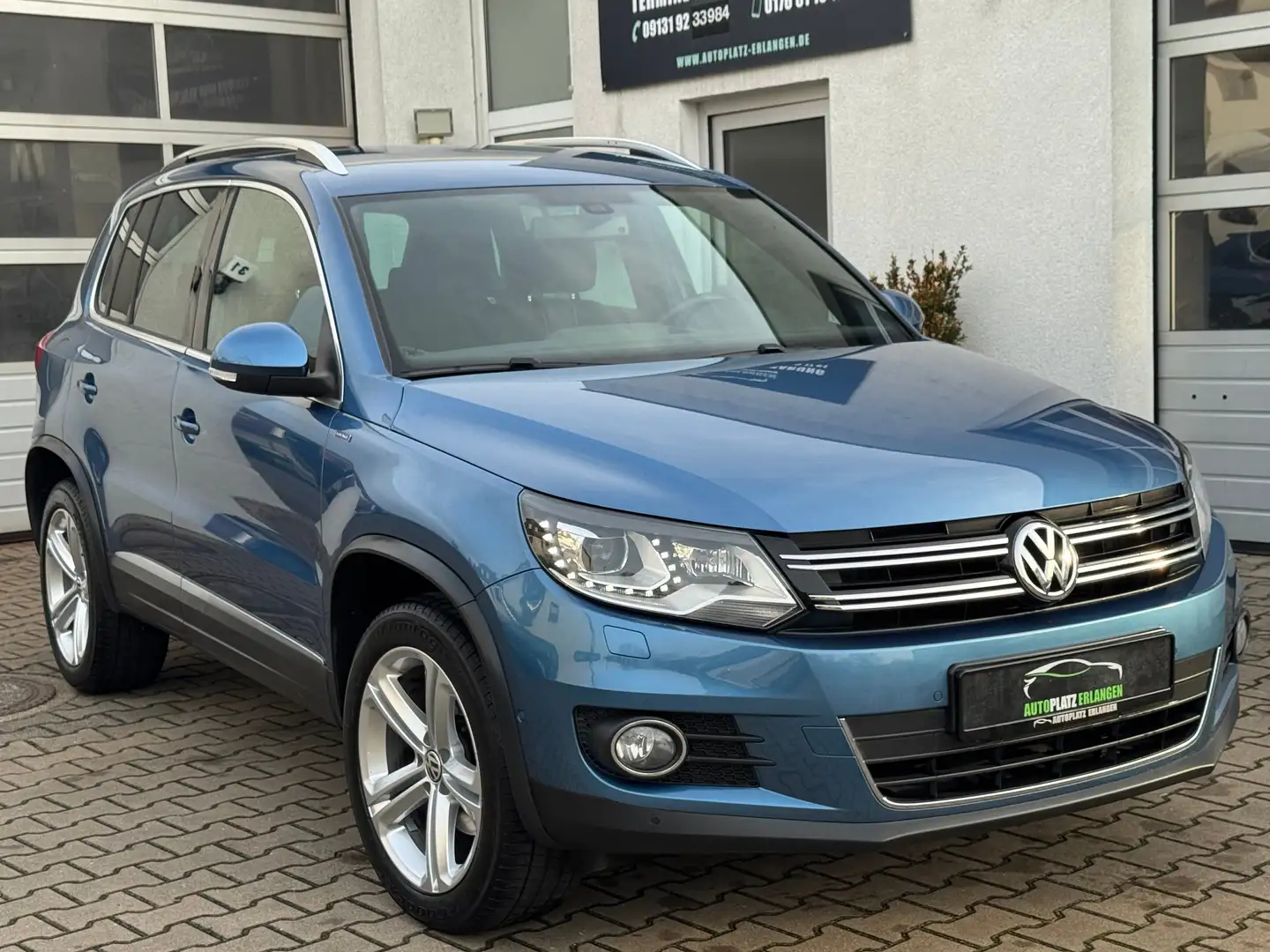 Volkswagen Tiguan Lounge Sport 1.4TSI *AHK*CAM*Xenon* Blau - 2