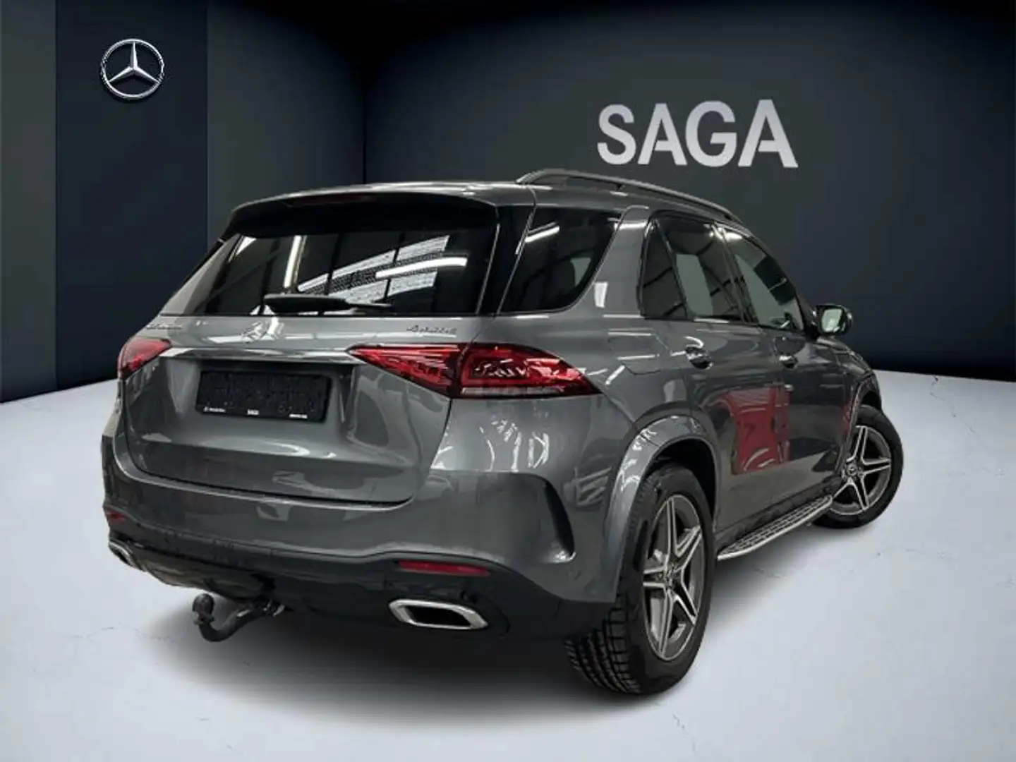 Mercedes-Benz GLE 350 de 4M AMG Pano Attelage Gris - 2