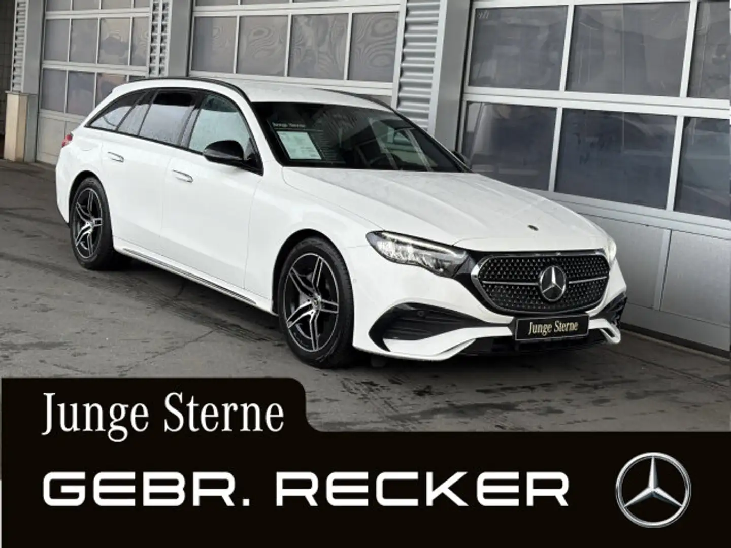 Mercedes-Benz E 220 E 220d T AMG Line Advanced AHK Distronic Keyless Weiß - 1