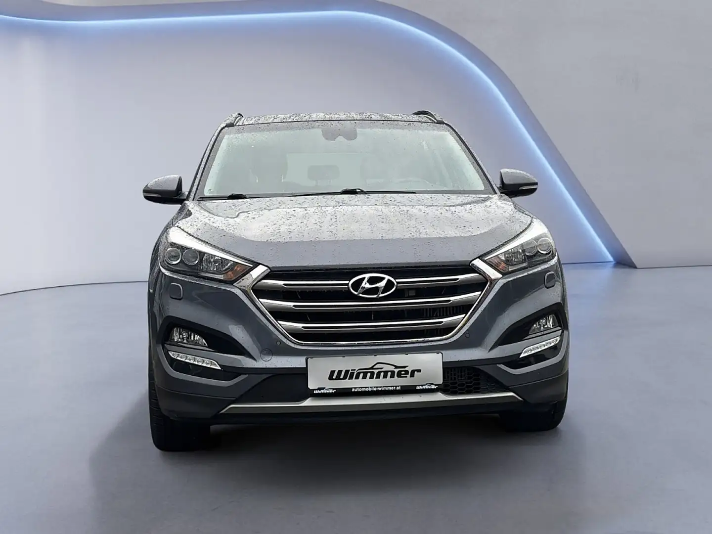 Hyundai TUCSON Tucson 2,0 CRDI 4WD Platin Aut. Grijs - 2