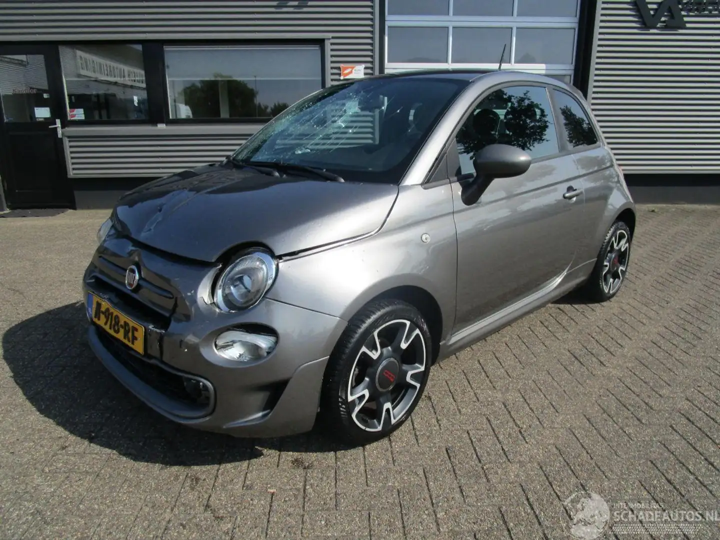 Fiat 500 1.2 Popstar Grijs - 1