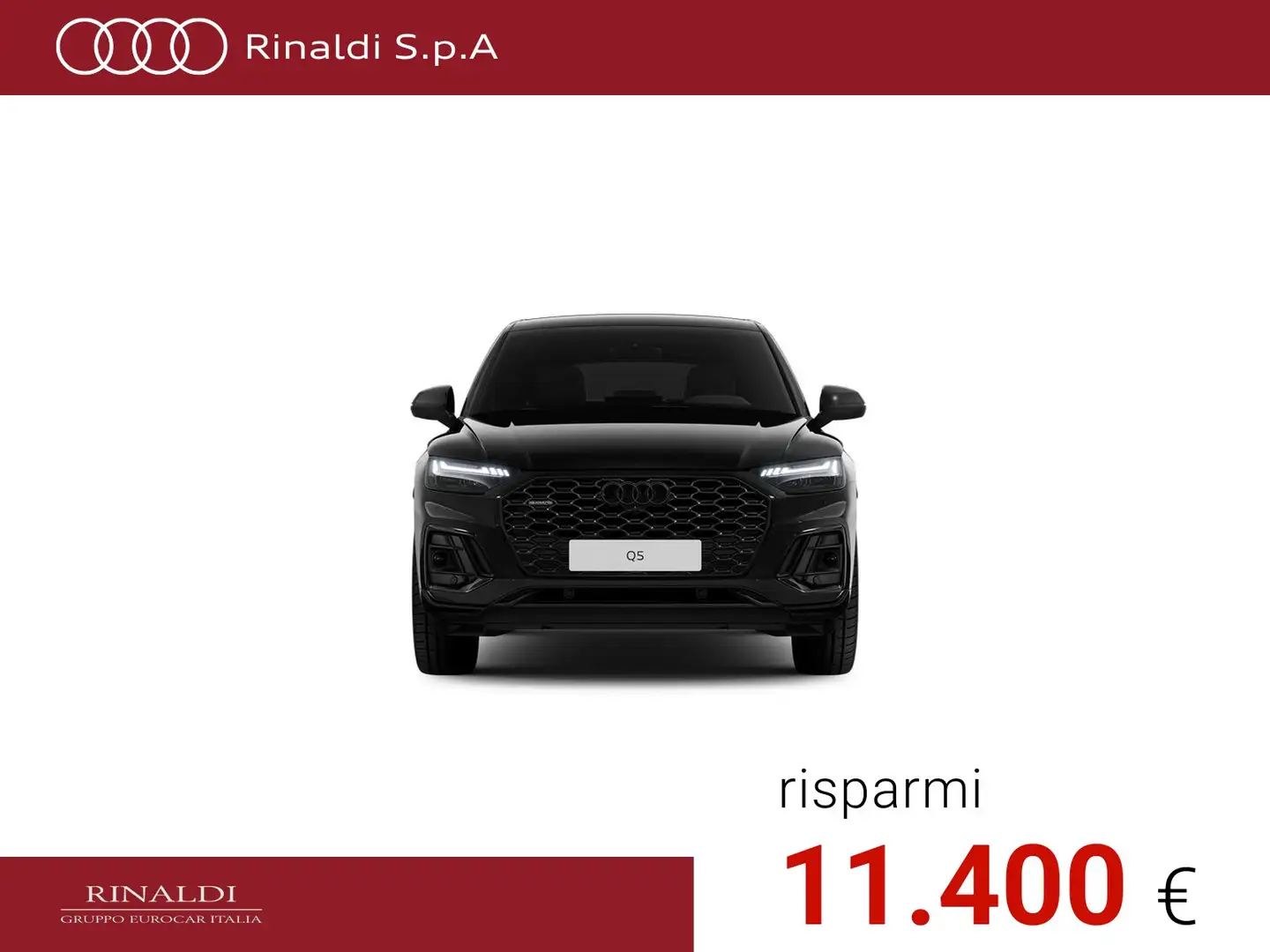 Audi Q5 sportback 40 2.0 tdi mhev 12v s line plus quattro Nero - 2