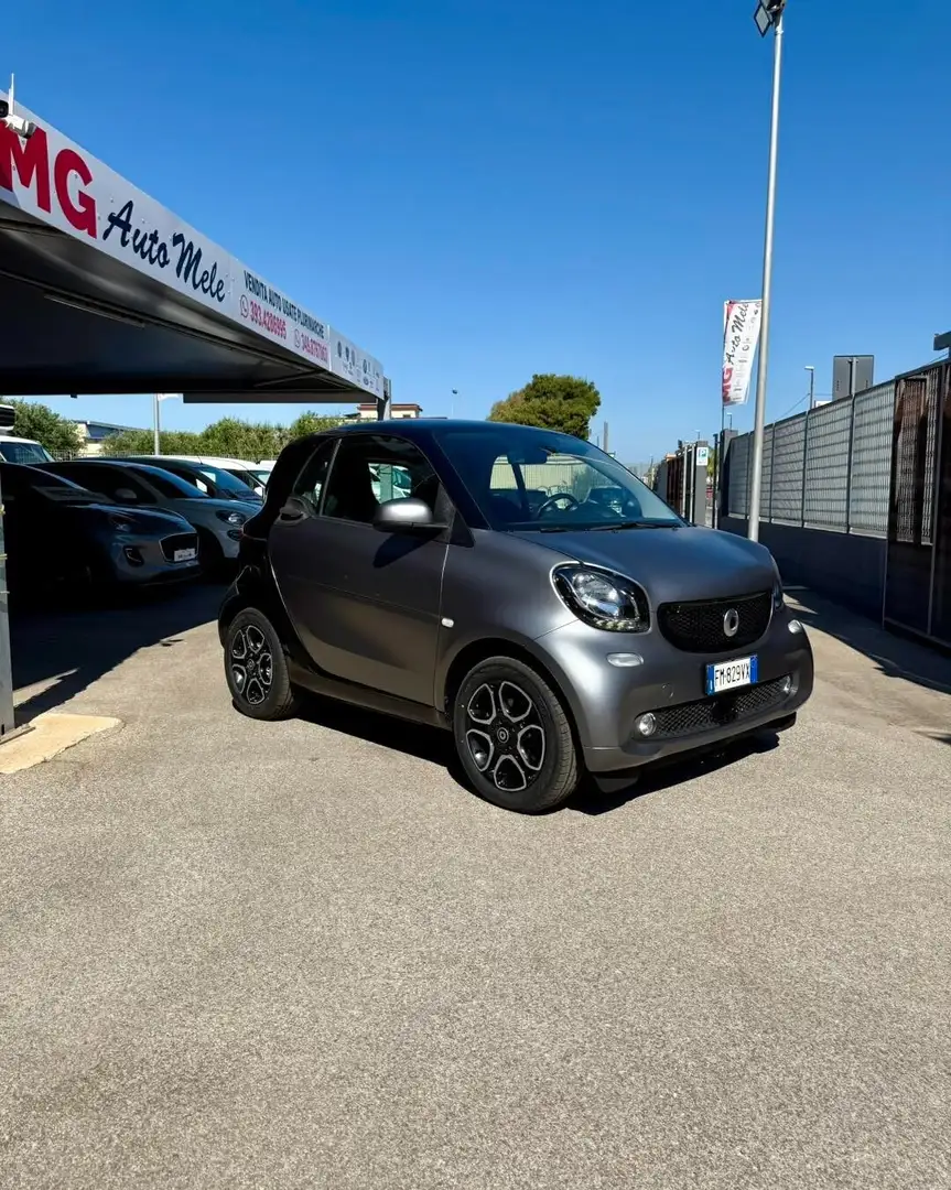 smart forTwo 90 0.9 Turbo Passion Gris - 2