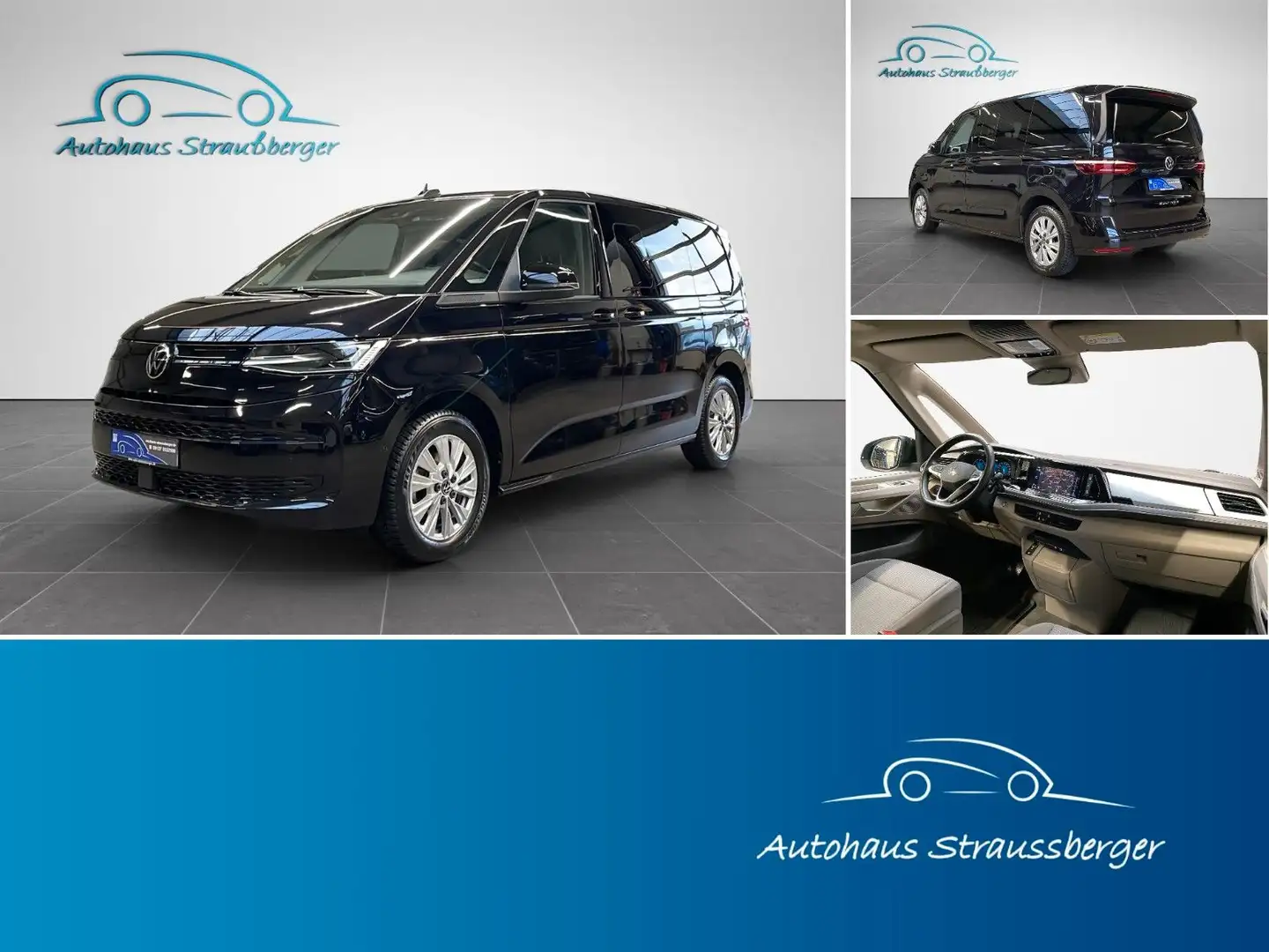 Volkswagen T7 Multivan TDI IQ Pano Sthzg Shzg 6-S 3-Zonen Schwarz - 1