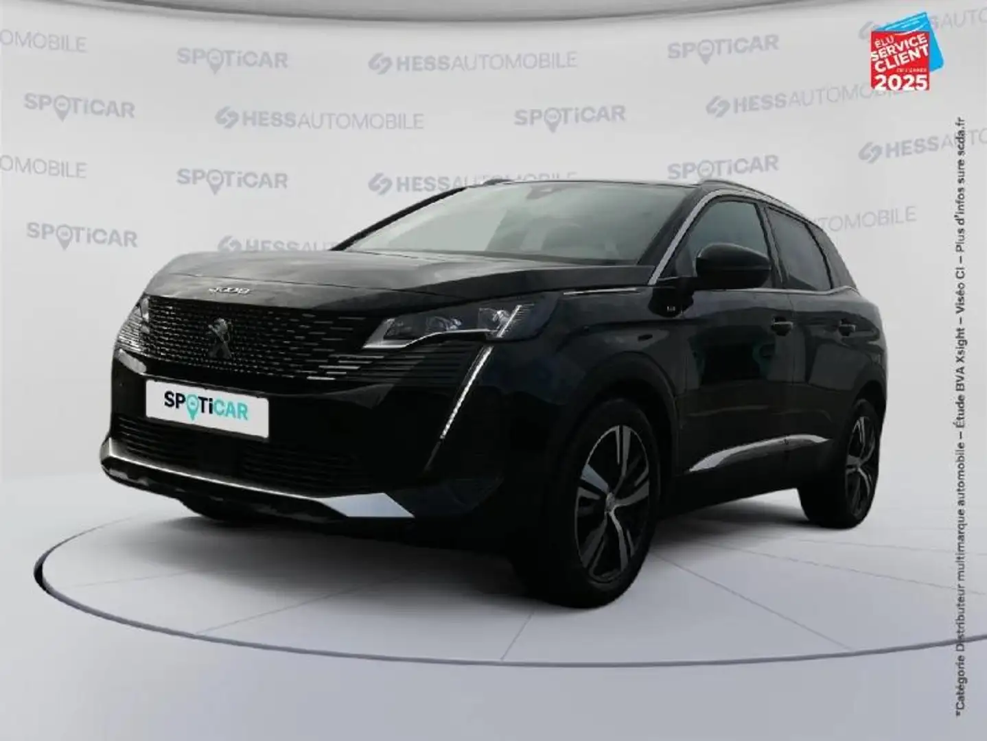 Peugeot 3008 1.6 180ch S/S GT EAT8 GPS Camera Carplay Schwarz - 1