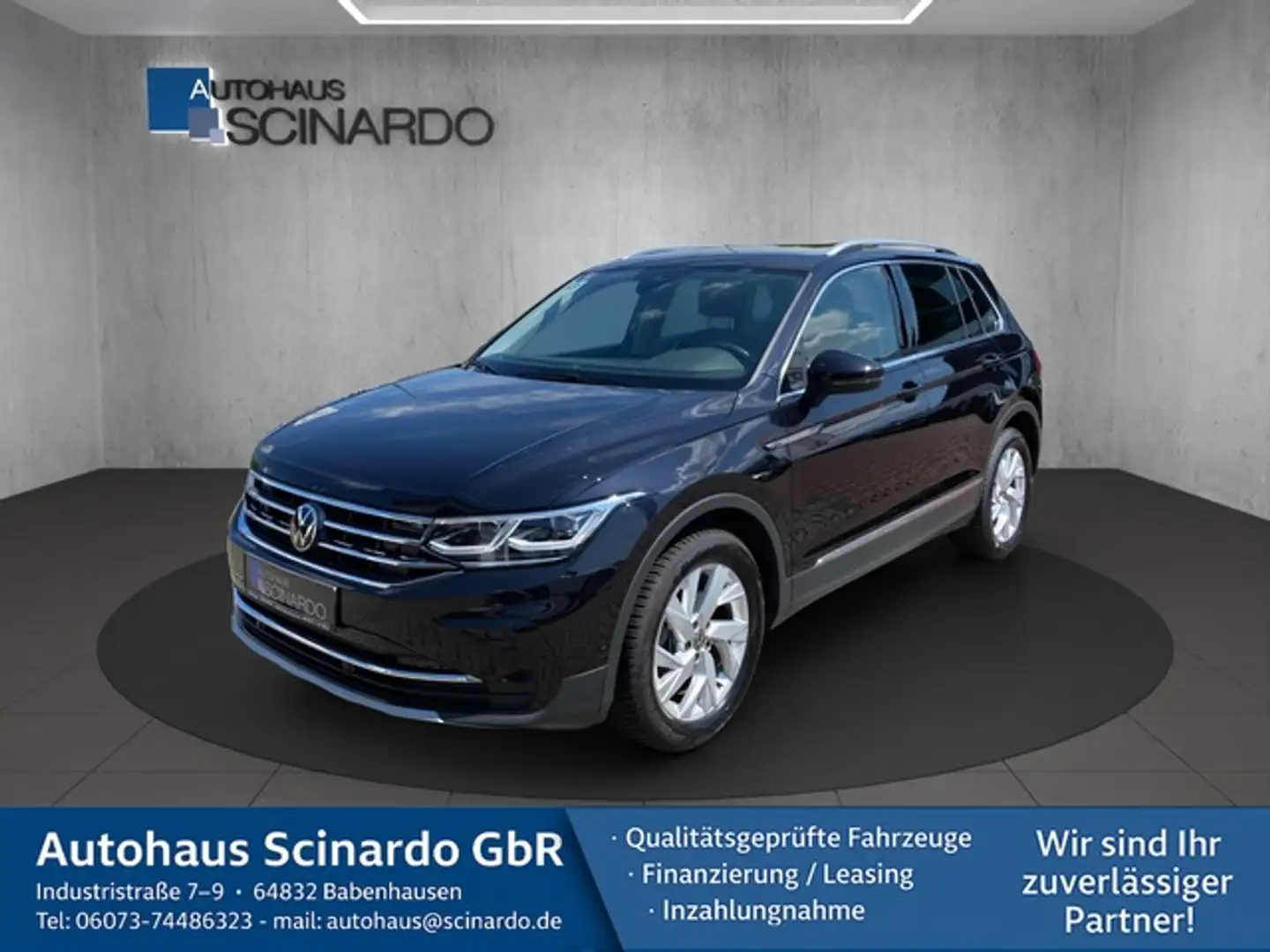 Volkswagen Tiguan 1.5 TSI Elegance *ACC*NAVI*LED*PDC Schwarz - 1