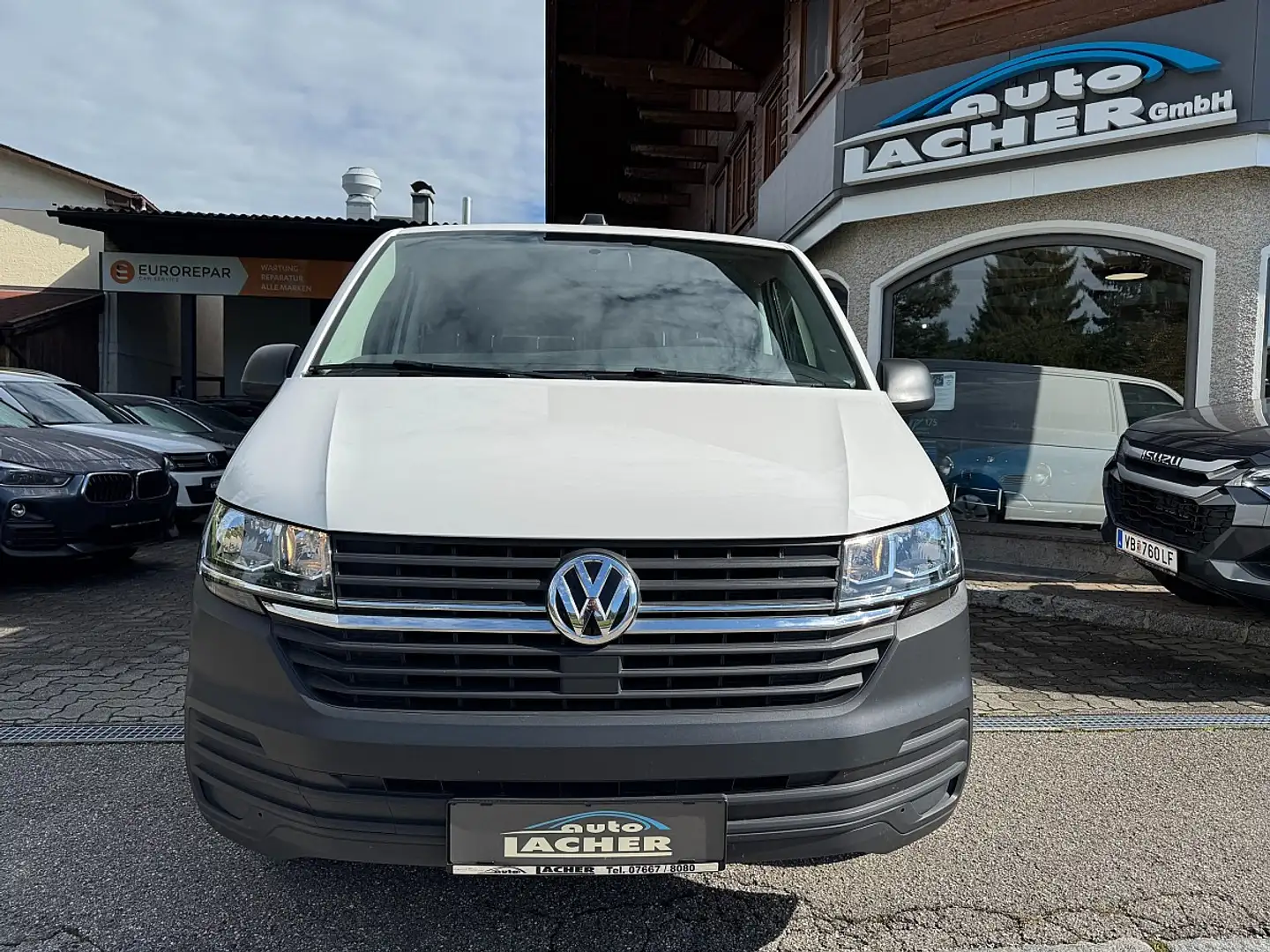 Volkswagen T6.1 Kastenwagen KR 2,0 Entry TDI*NAVI*RFK* Blanc - 2