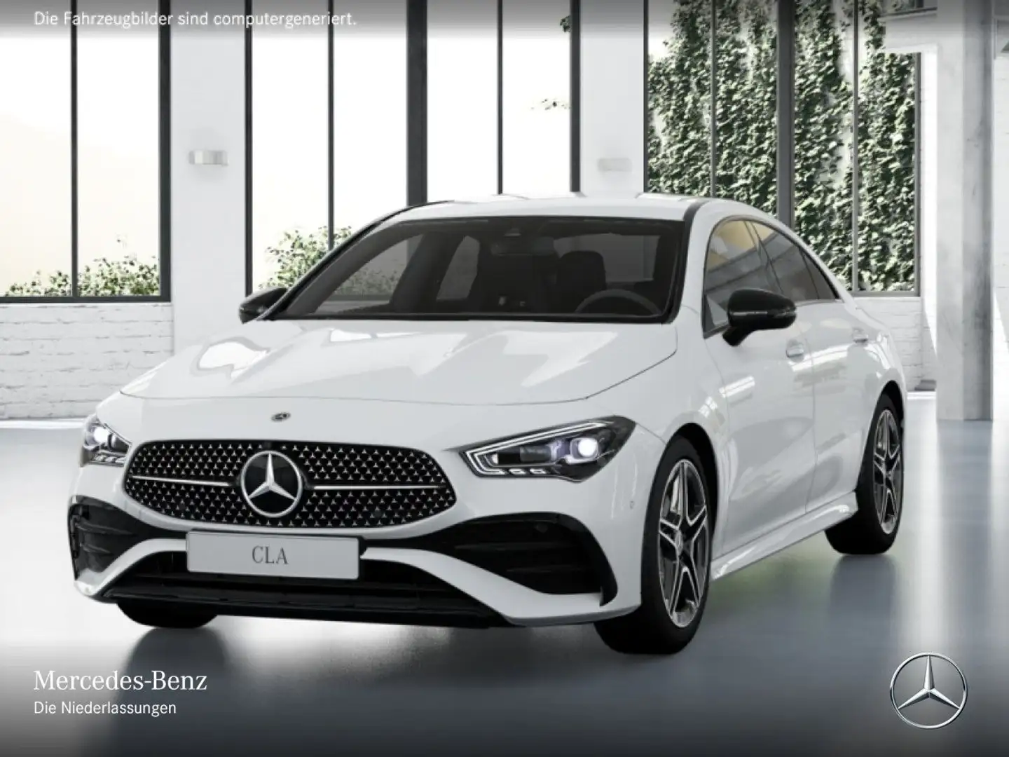 Mercedes-Benz CLA 200 AMG+NIGHT+360°+AHK+MULTIBEAM+TOTW+KEYLESS Blanc - 2