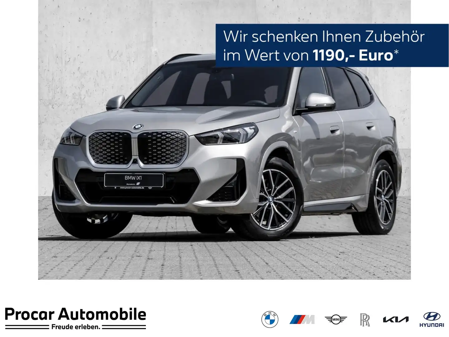 BMW iX1 xDrive30 M Sport HUD ACC RFK NAVI LED DAB Grigio - 1