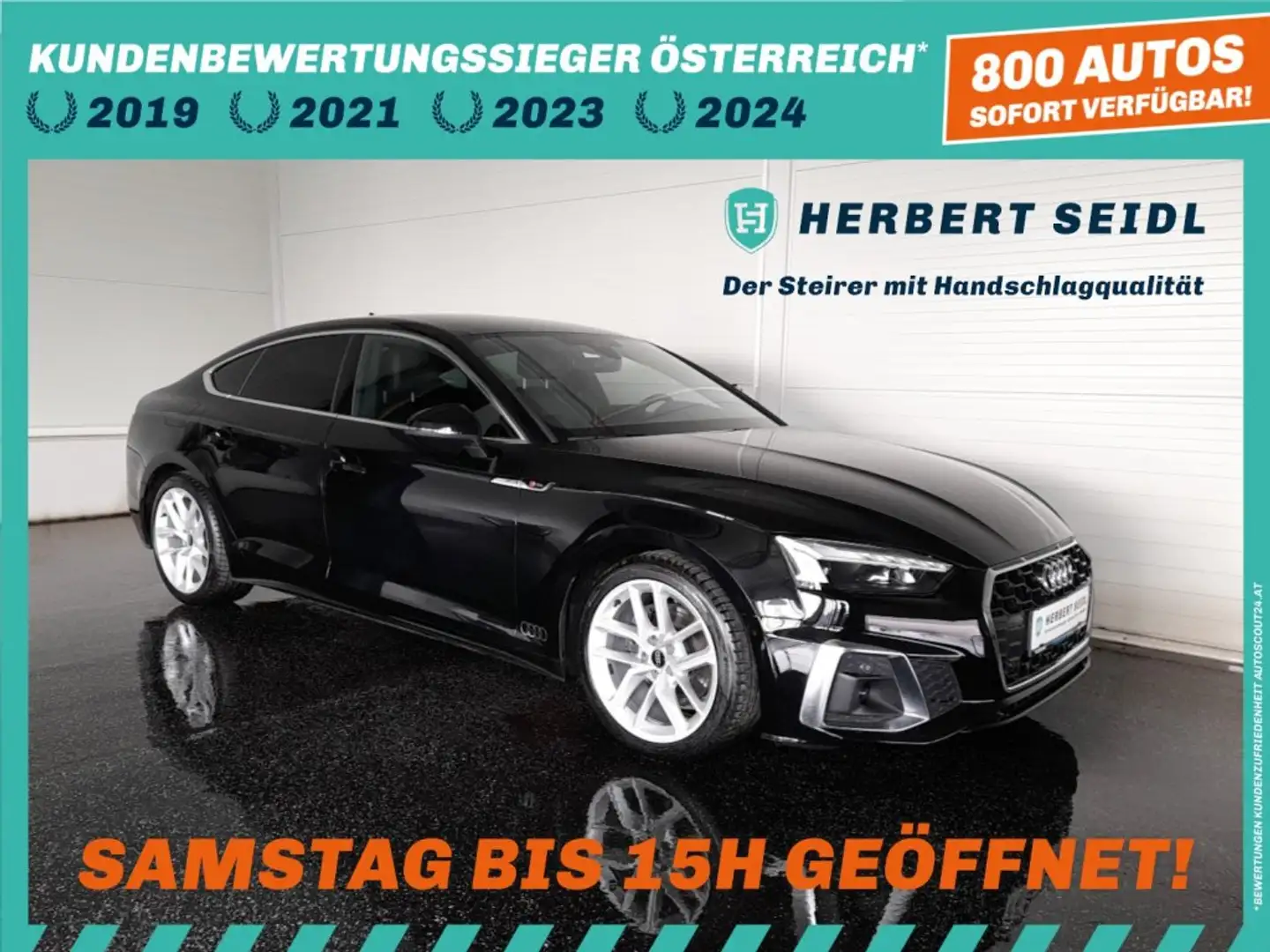 Audi A5 SB 35 TDI S-LINE S-tr. *MATRIX-LED / 18 ZOLL / VIRTUELL PLUS / 3-ZONEN KLIMA / NAVI / KAMERA / E-KLAPPE* Schwarz - 1