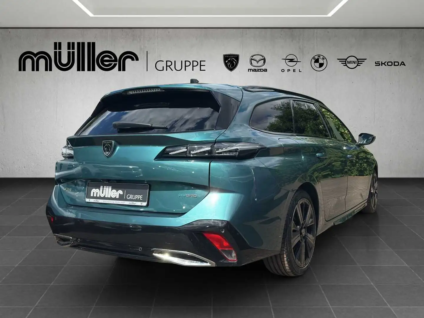 Peugeot 308 SW Plug-In Hybrid 225 e-EAT8 GT Pack Bleu - 2