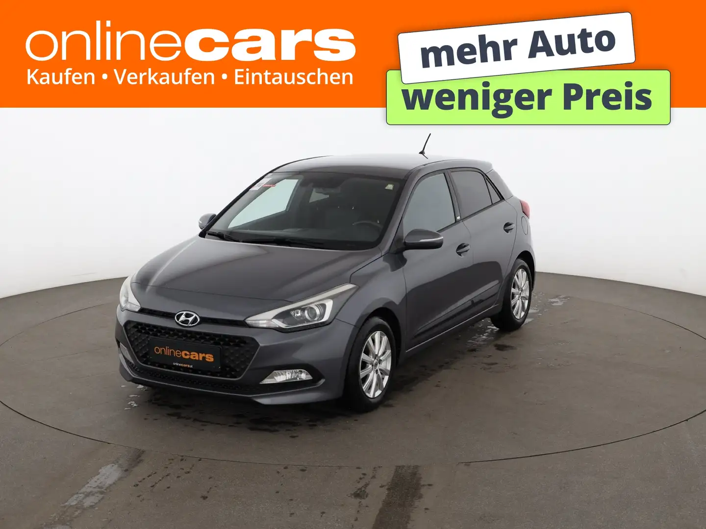 Hyundai i20 1.2 GDI TEMPOMAT ASSIST KLIMA RADIO PDC Grau - 1