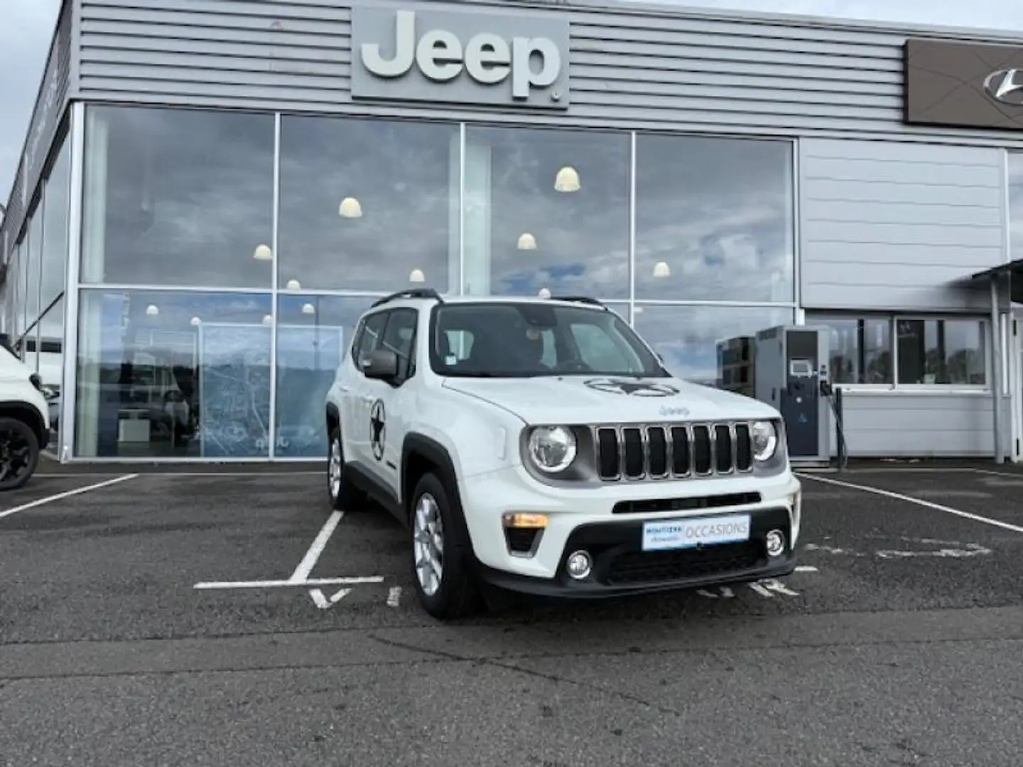 Jeep Renegade 1.6 MultiJet 130ch Limited MY21 Blanc - 1