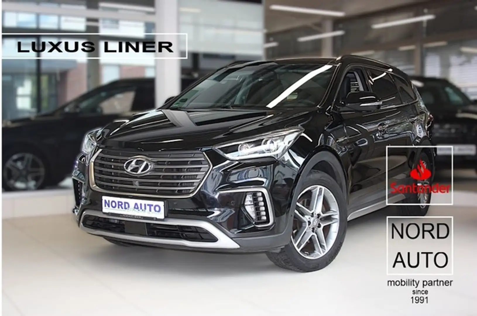 Hyundai Grand Santa Fe 2.2 4x4 7SITZE Leder/Navi/Pano Schwarz - 1