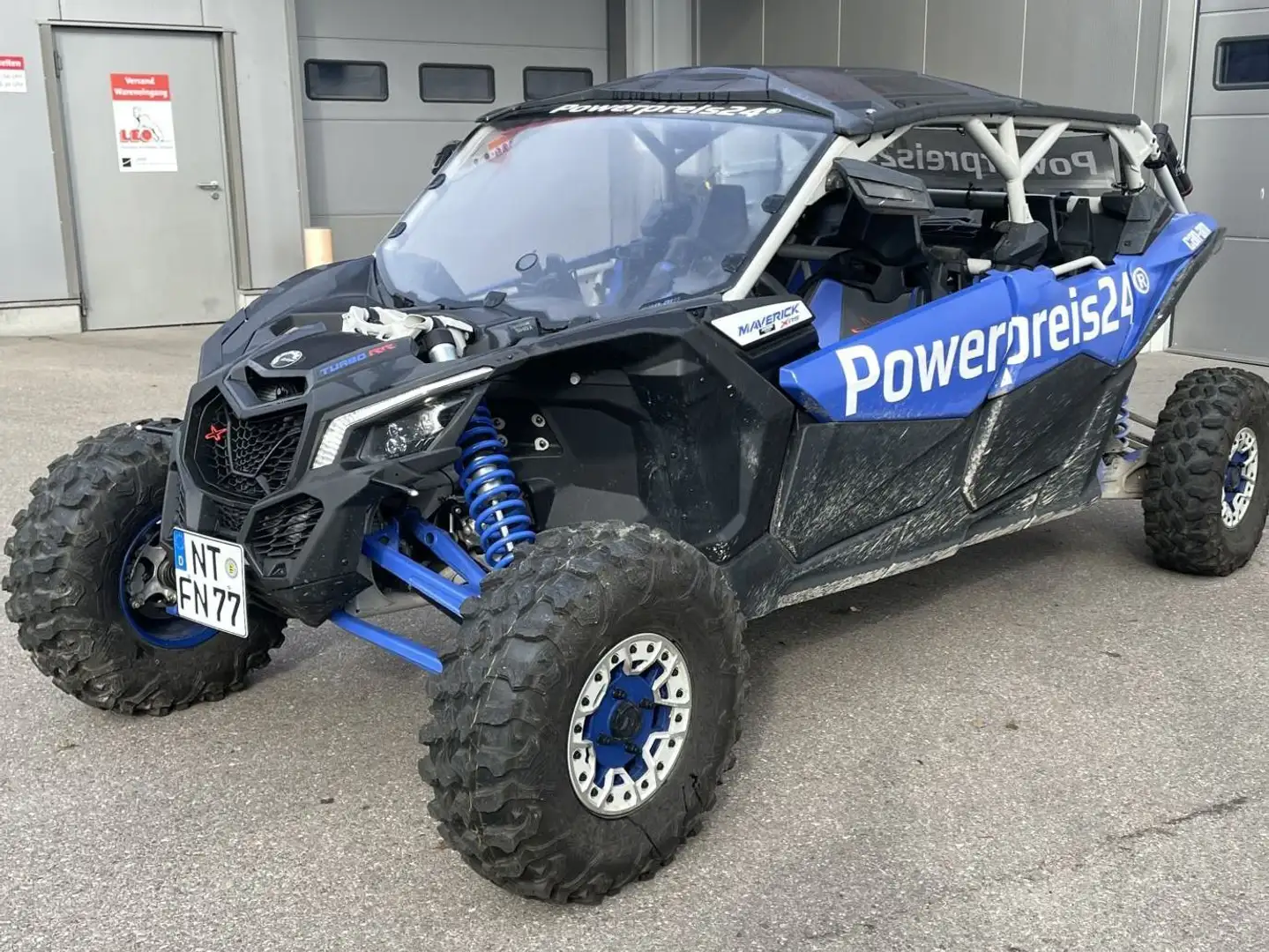 Can-Am Maverick Maverick MAX X rs Turbo RR mit Smart-Shox Kék - 1