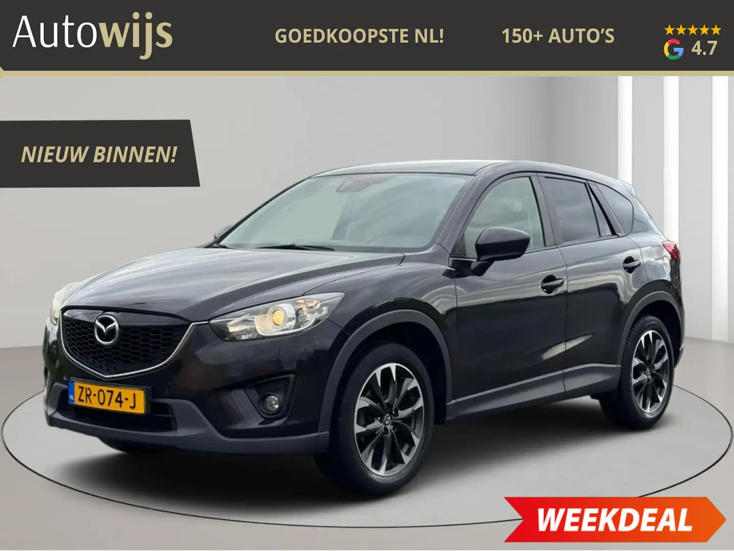 Mazda CX-5 2.0 TS+ 2WD|Xenon|Trekhaak|Clima|Dealer onderhoude Noir - 1